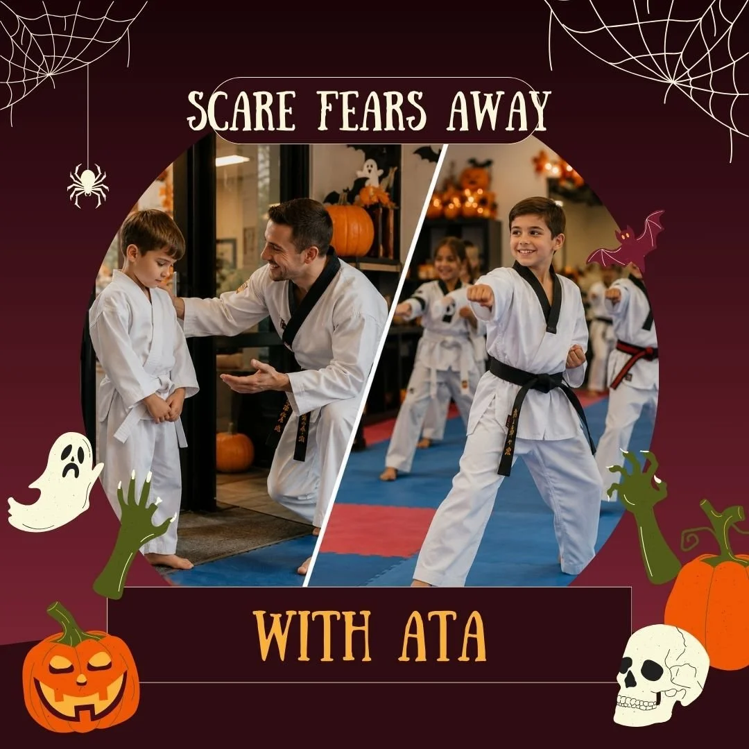 Some children walk into their first martial arts class barely above a whisper.

They avoid eye contact.
They stand behind Mom or Dad.
They wonder if they'll fit in.

And that's perfectly okay.

At Sulphur Springs ATA Martial Arts, we've watched count