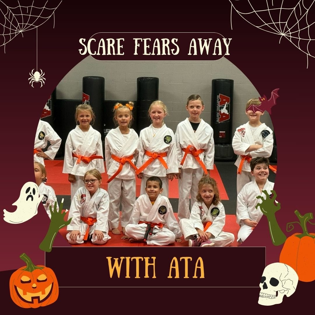 👻 Every belt you earn tells a story.

A story of goals reached.
Challenges overcome.
Confidence gained.

This Halloween, imagine where your child could be one year from now if they start today.

The first step begins with one class.

🥋 Start your m