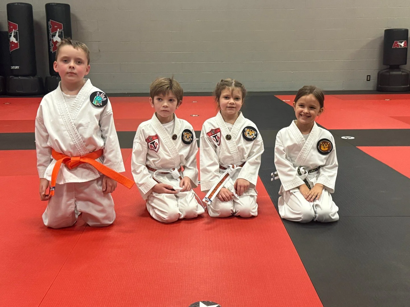 Taekwondo is more than kicking and punching. It&rsquo;s a lifestyle. Congrats to these outstanding ATA Tigers who demonstrated their hard work at home and school to earn their Character stripe in their new belts. 🎉