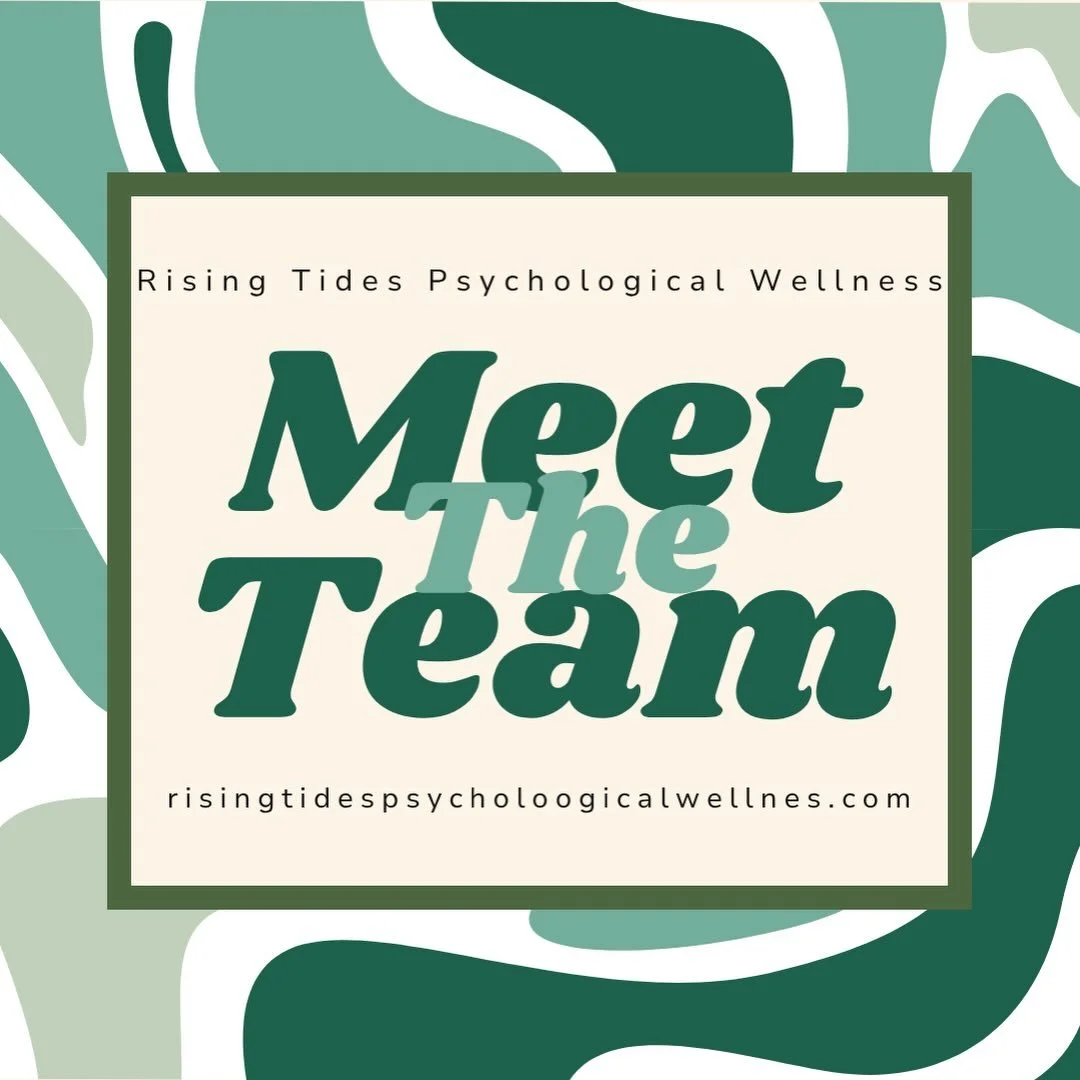 You can learn all about me on my website but I figured I&rsquo;d introduce the other employees at Rising Tides Psychological Wellness, Rock and Daisy! Rock is an incredible assistant, ensuring he is present for each and every session (even if it is j