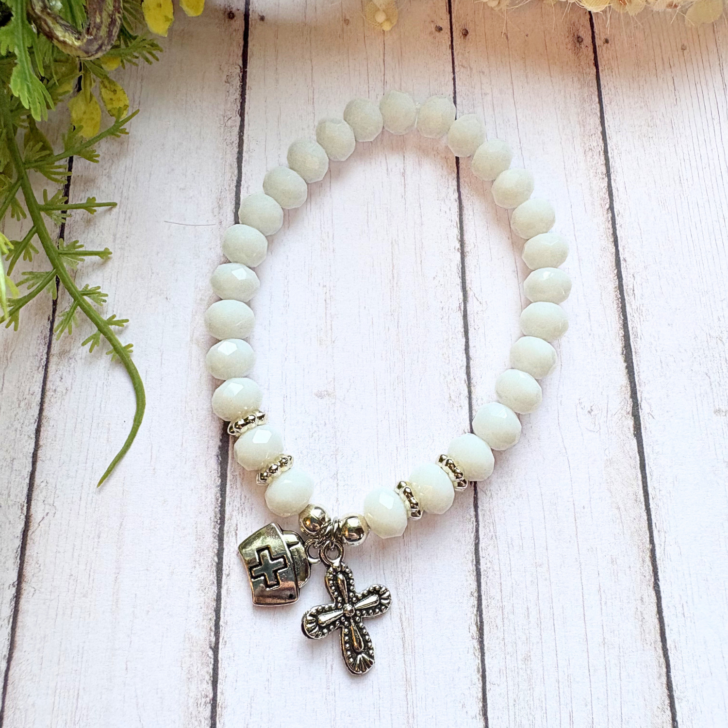 Nurse's Appreciation Day Rosary Bracelet
