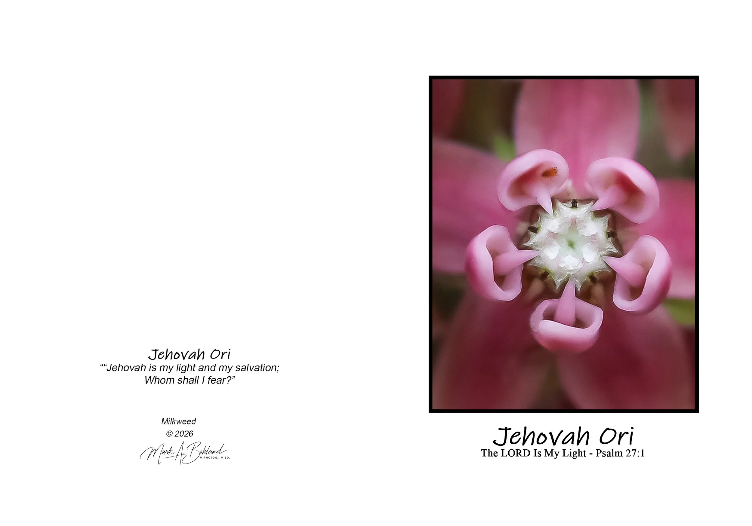 NOG I 06 - 5x7 Inch Greeting Card With Envelope