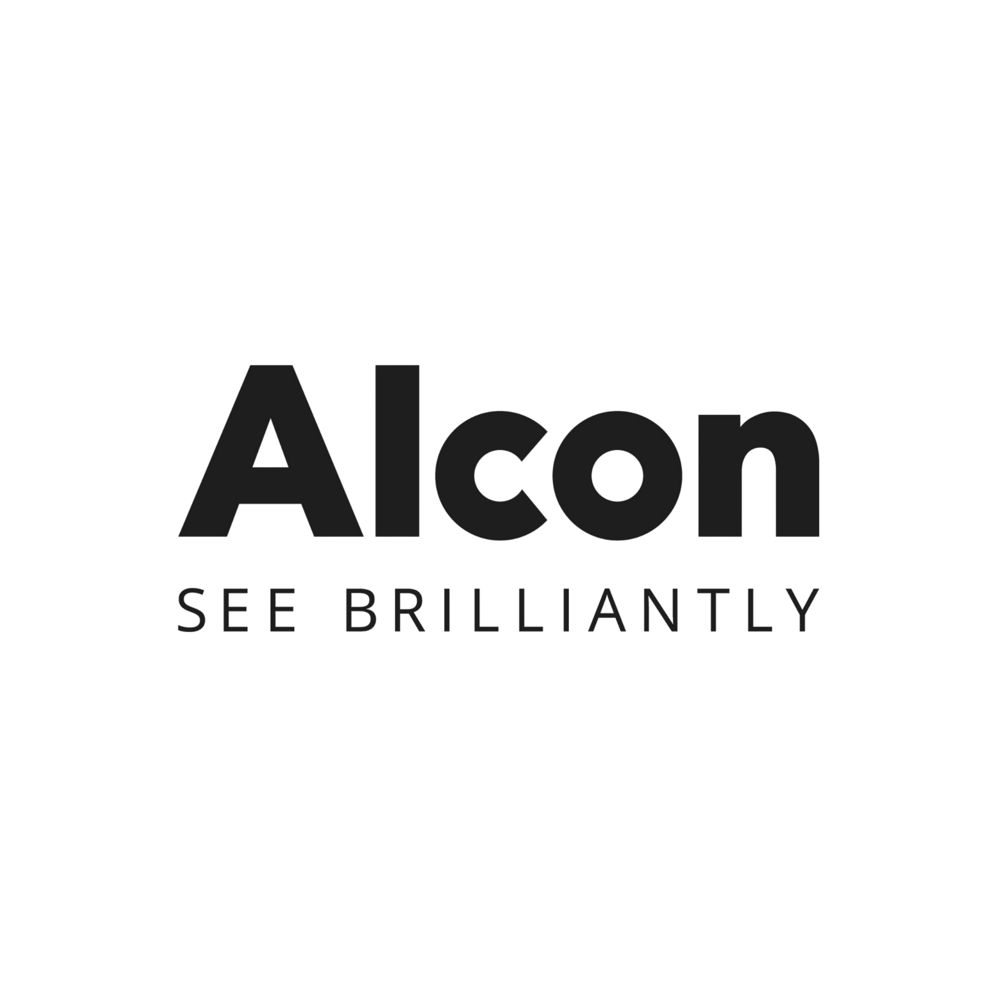 Black background with the text 'See Brilliantly' and the logo of Alice, a eyewear brand.