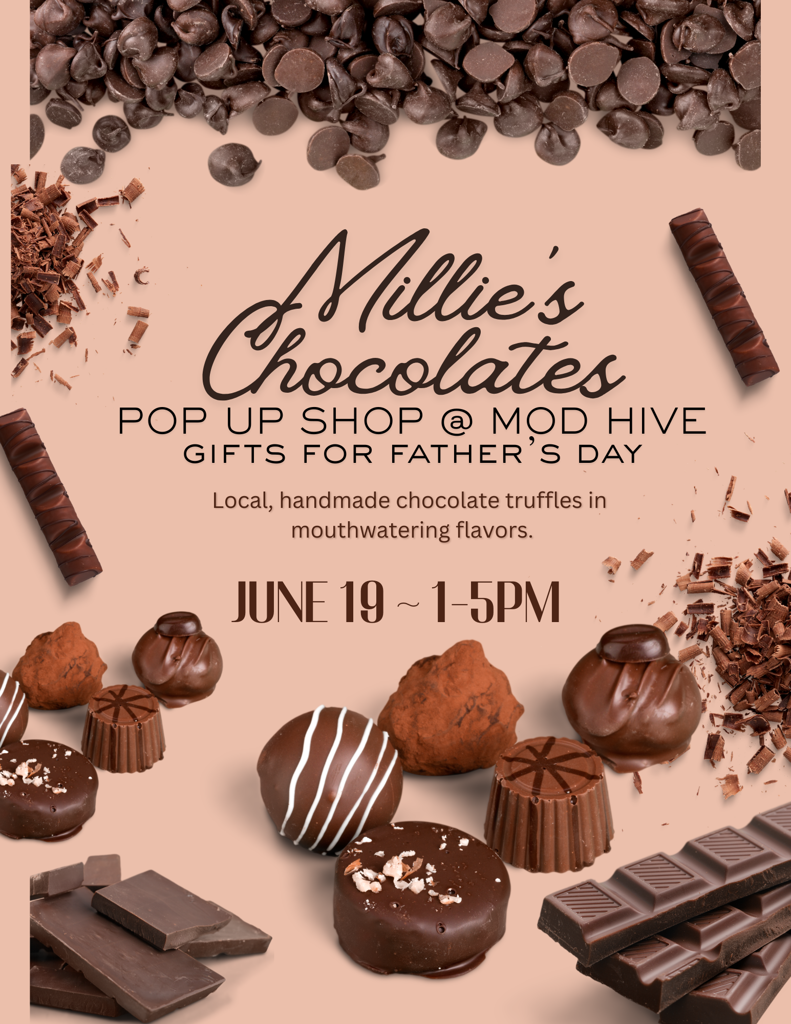 Millie's Chocolates Fathers Day Pop-Up