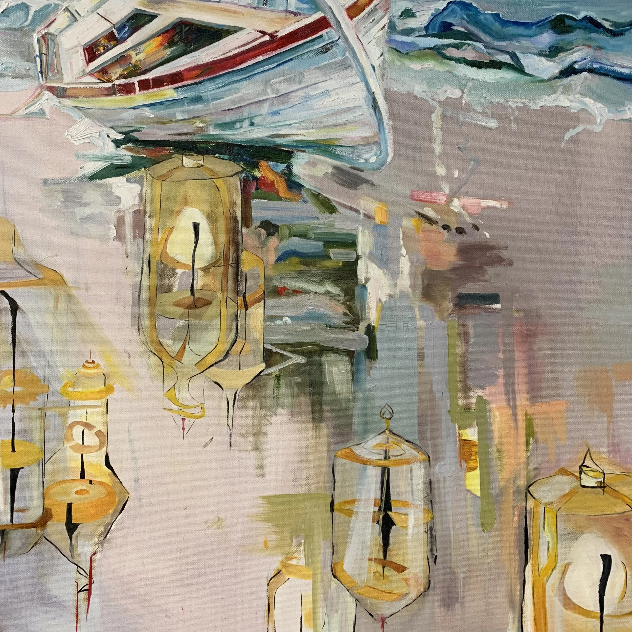 "F.O.B."
oil on canvas
30 x 30 in.