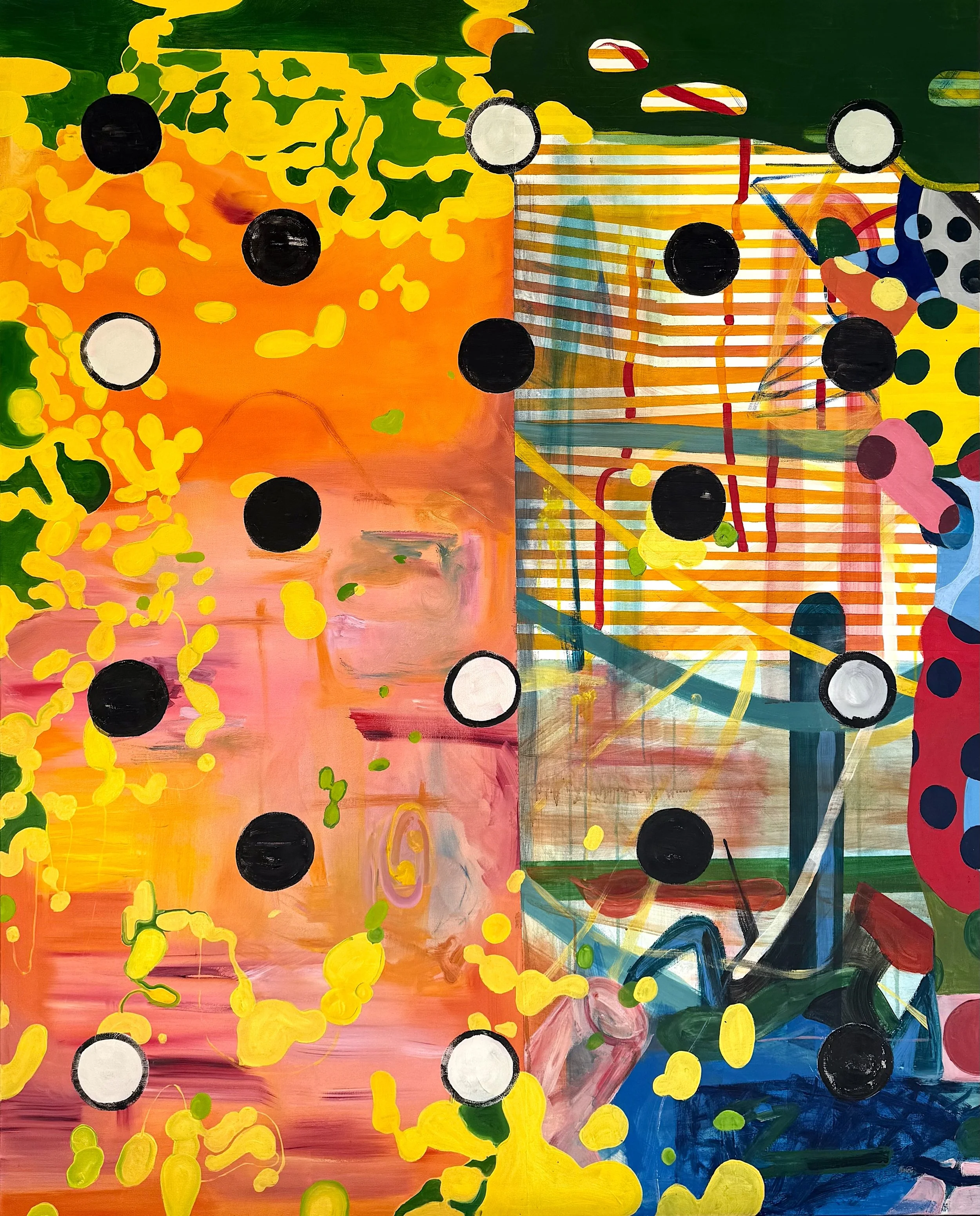 "Connect the Dots"
acrylic & oil on canvas
48 x 60 in.