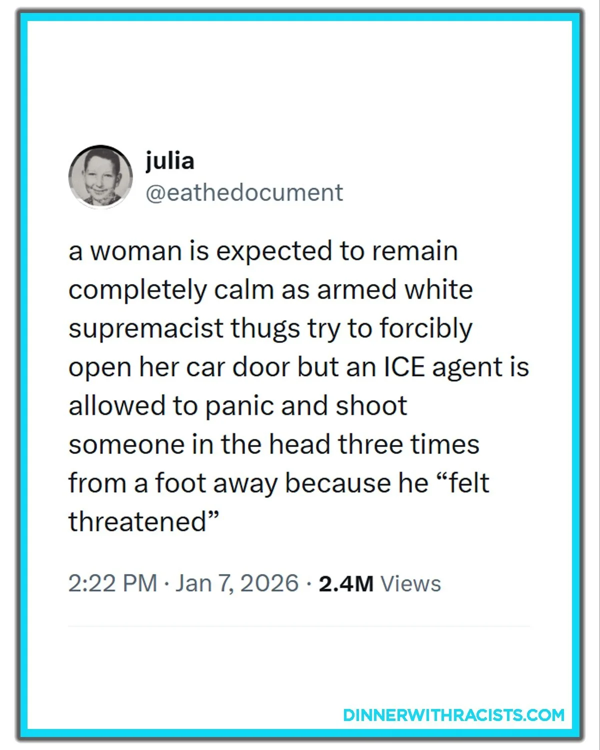 The victims who are unarmed and untrained get the blame.