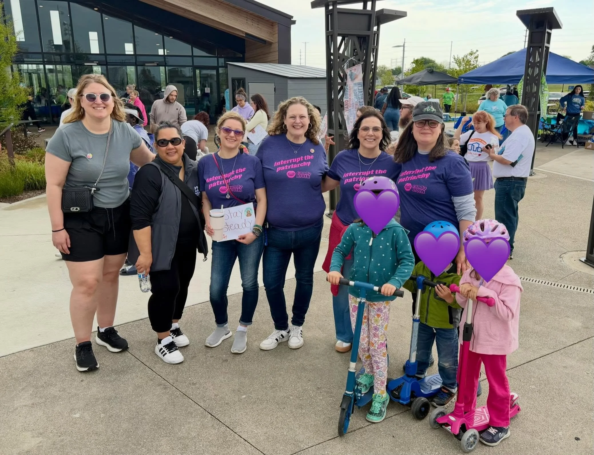 Grateful for my friends and community who show up for mental health and wellness (and those who show up for themselves daily, not just at an event). The patriarchy discriminates, but mental health disorders do not, so extra thanks to those who purcha