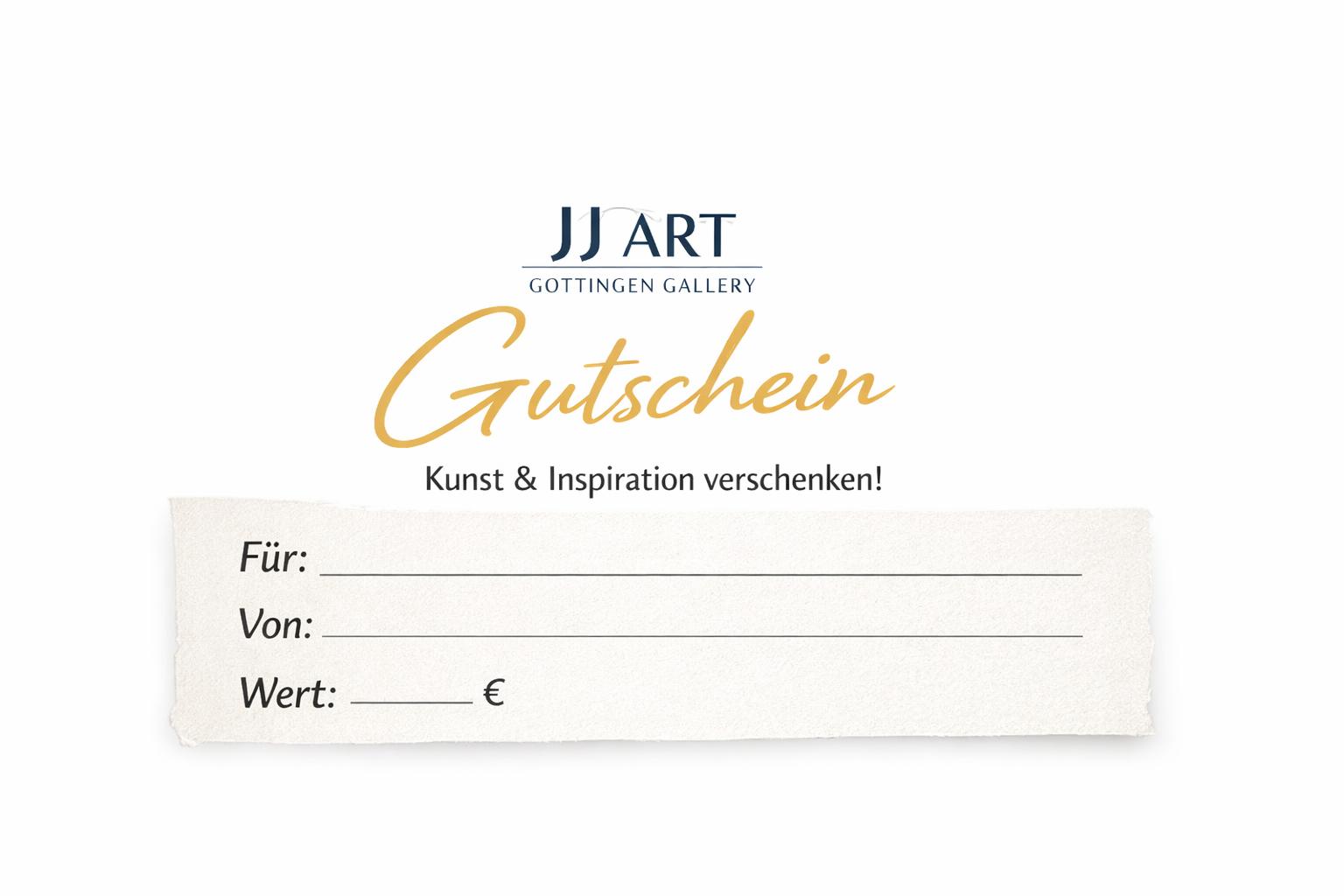 🎁 JJ Art Göttingen – Galerie-Gutschein
