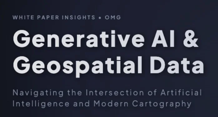 Generative AI and Geospatial Data