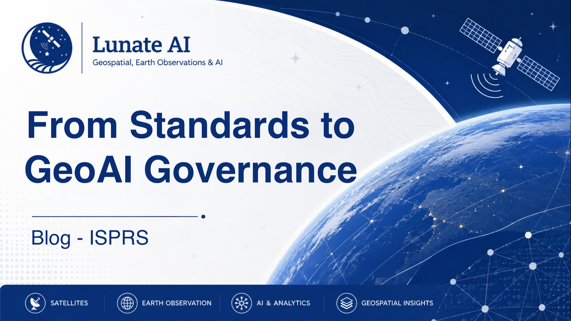 From Standards to GeoAI Governance - ISPRS 2026