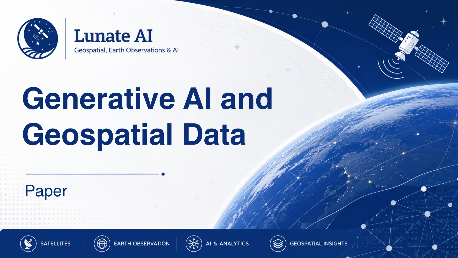 Generative AI and Geospatial Data