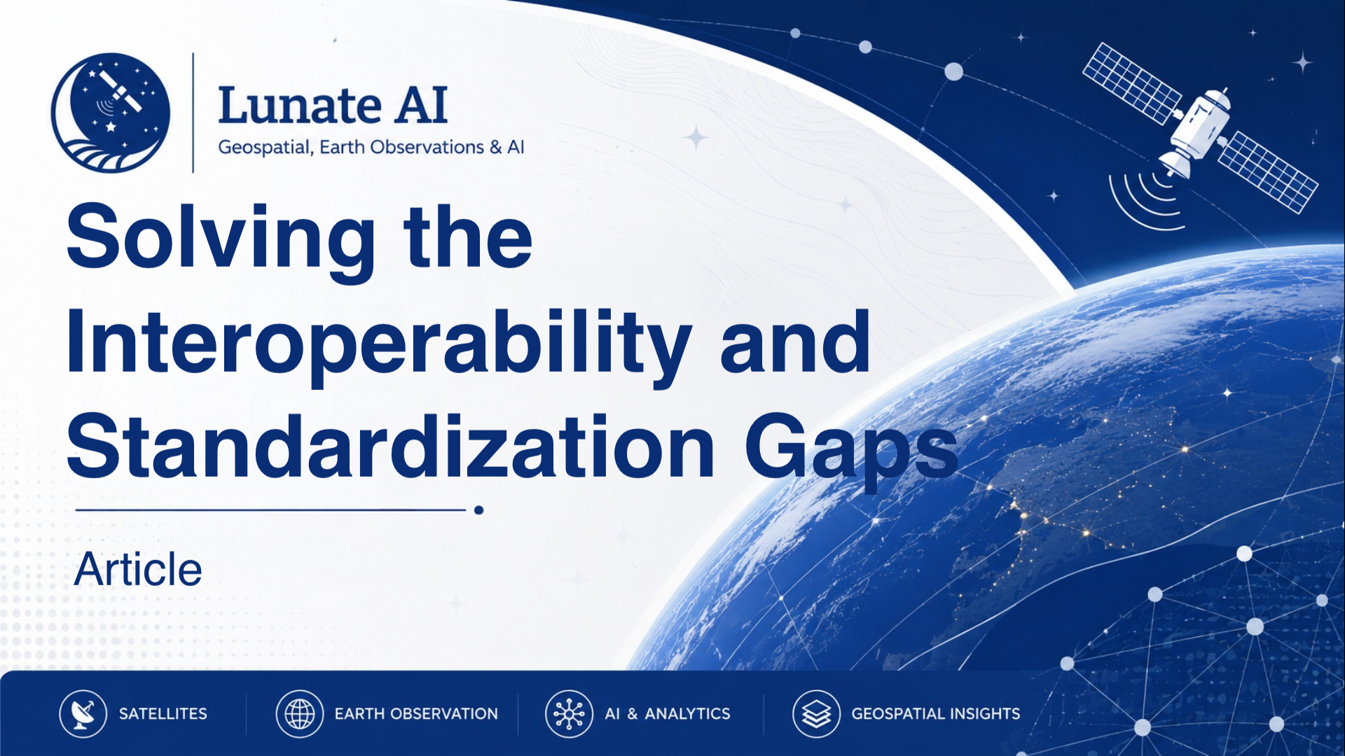 Solving the Interoperability and Standardization Gaps: Collective problem solving with geospatial