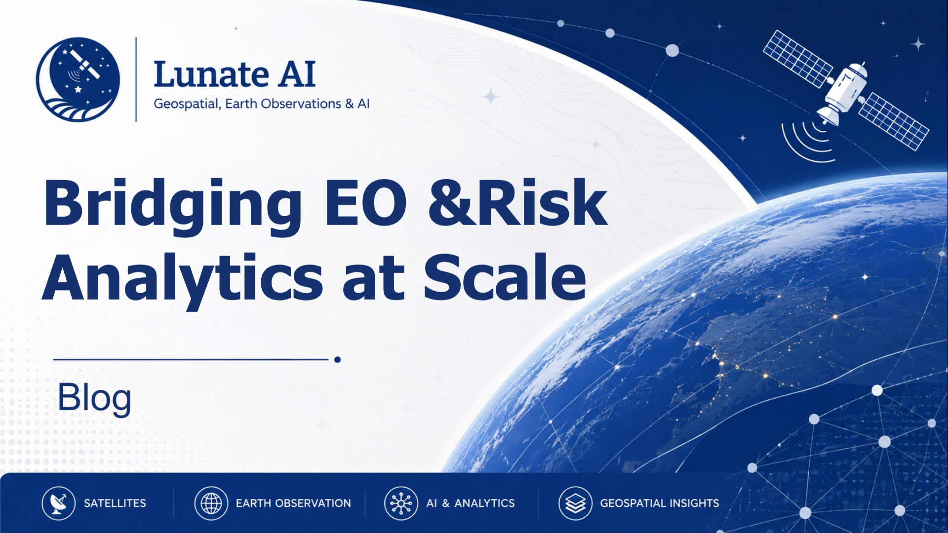 Bridging EO and Risk Analytics at Scale
