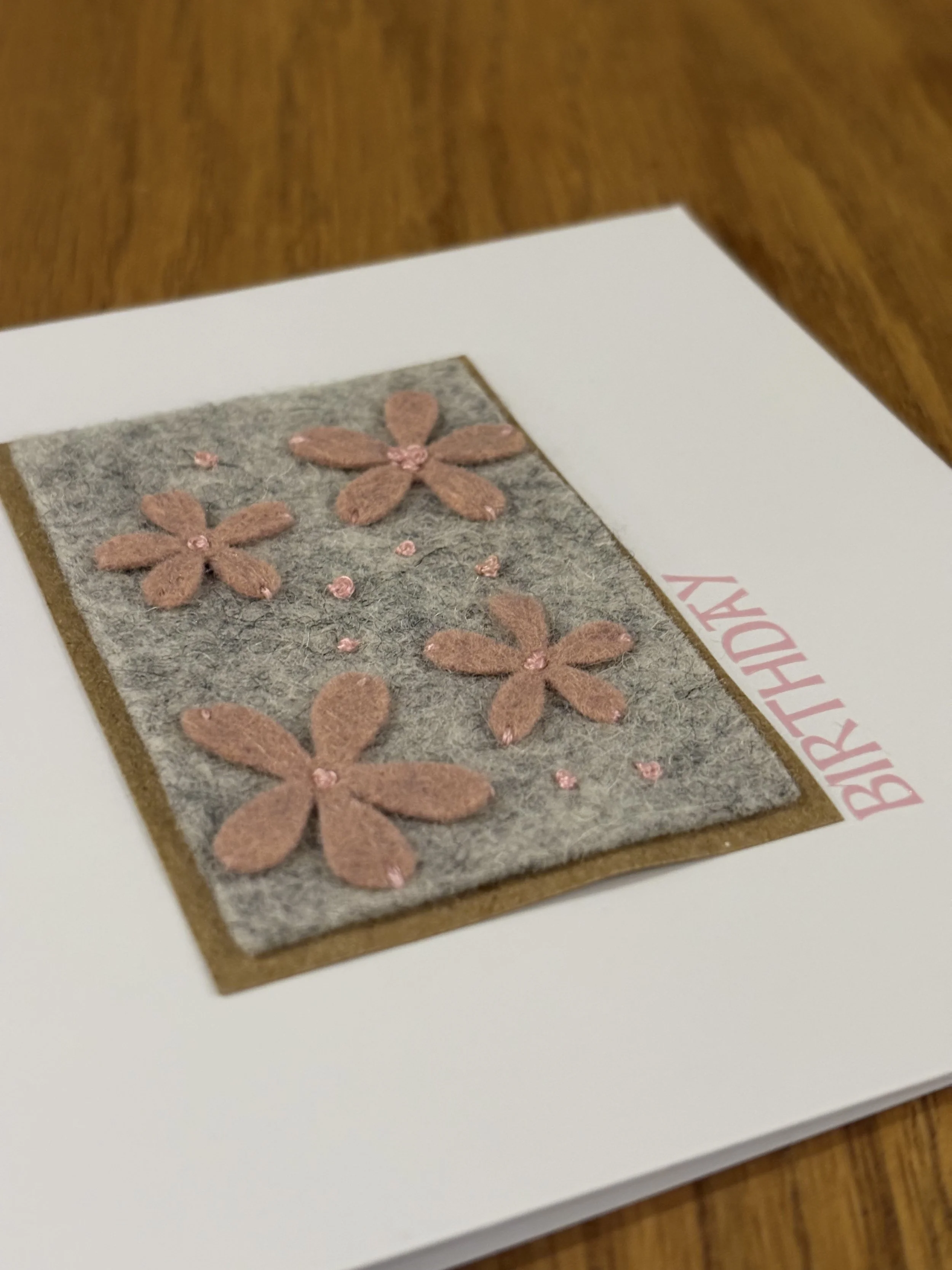 Felt Flowers & Beads