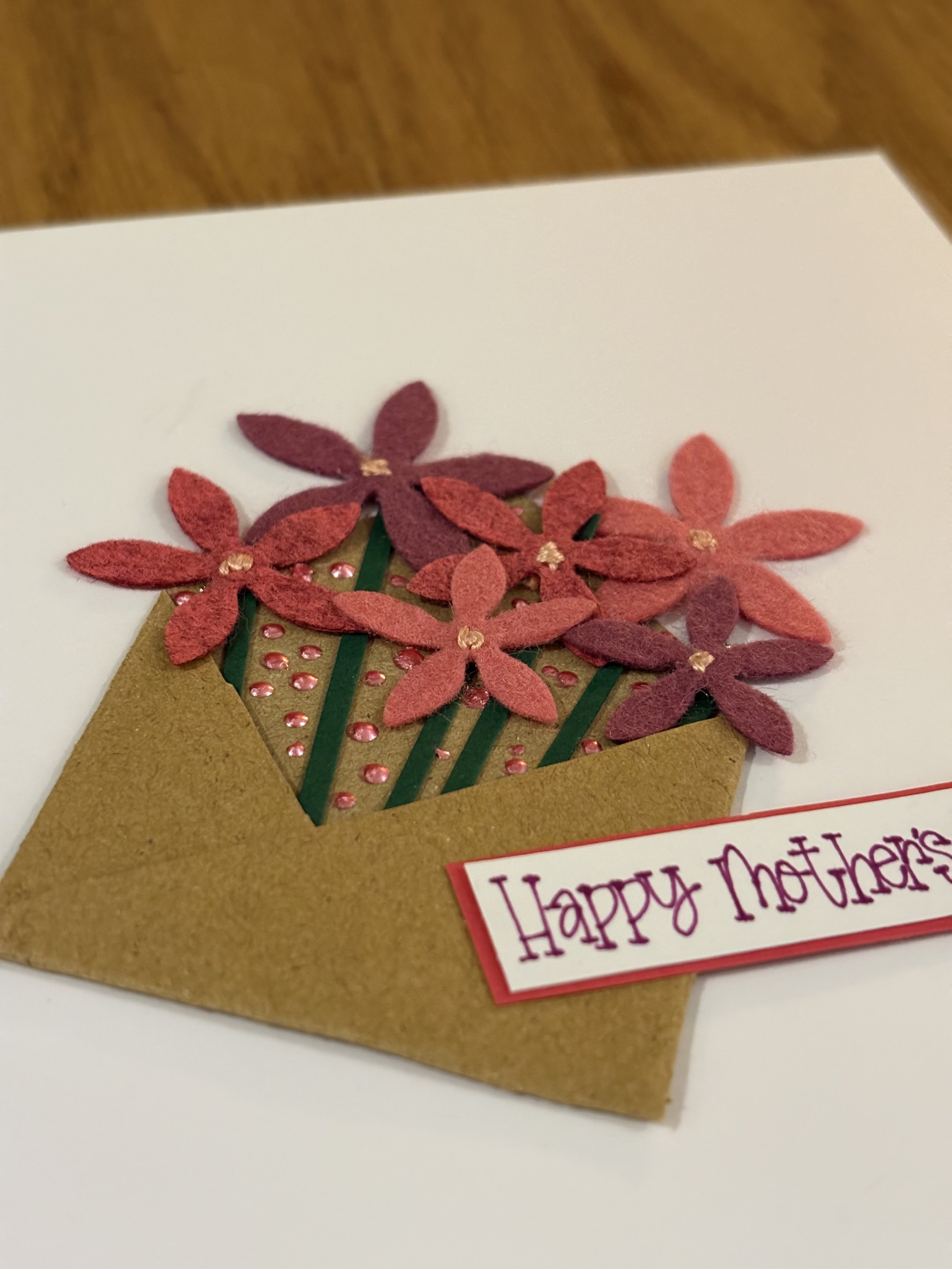 Felt Flowers Mother's Day