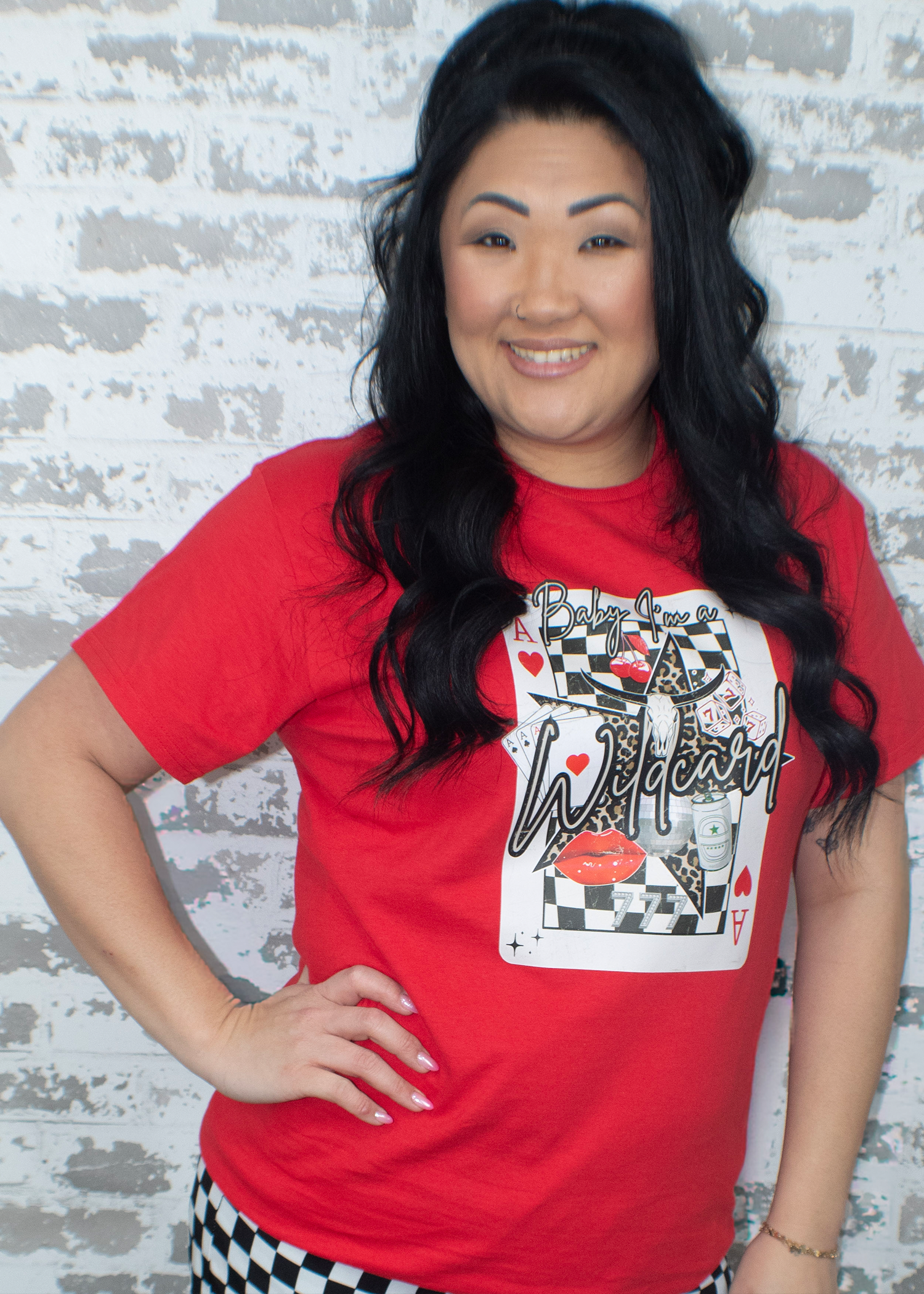 Baby Your a Wild Card Graphic Tee