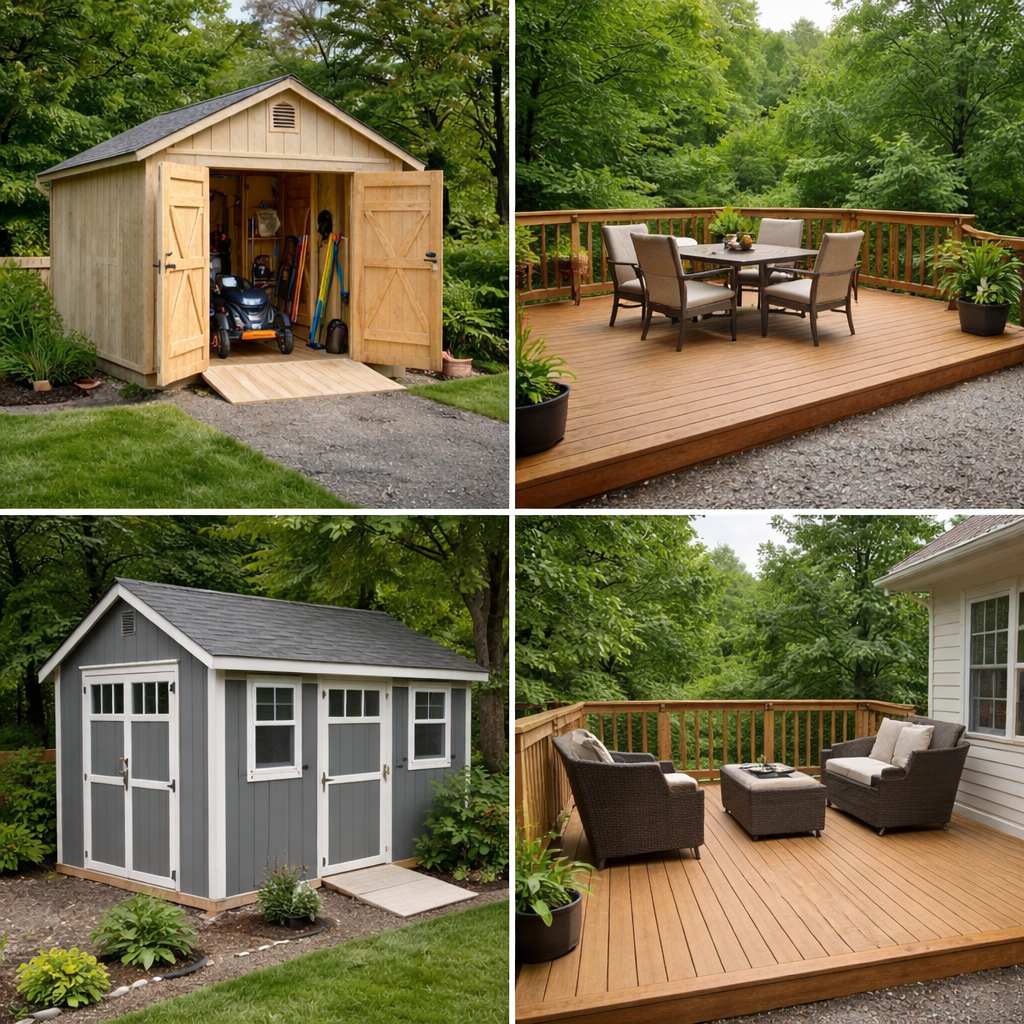 Outside Install – Premade & Custom Built