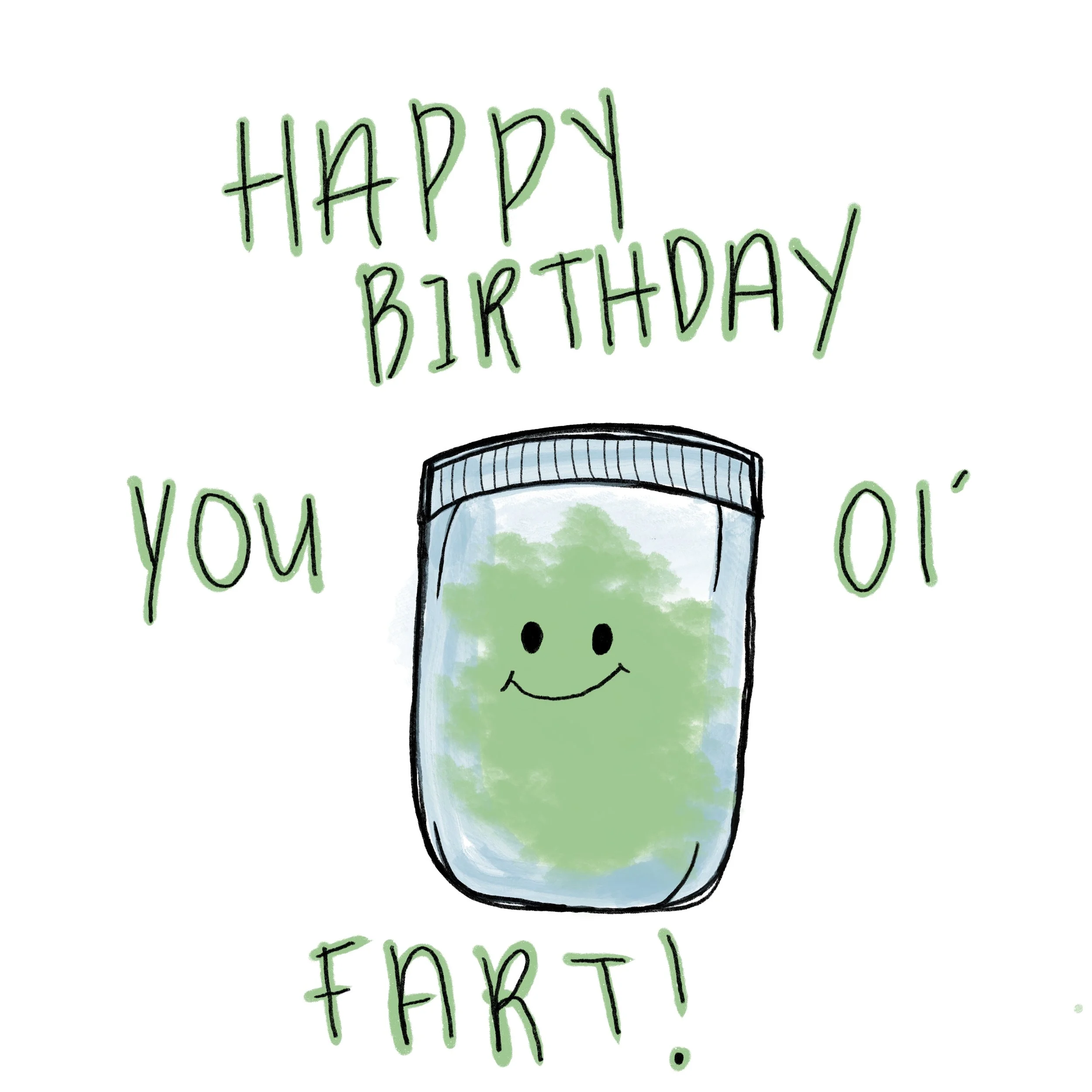 Old Fart Birthday Card