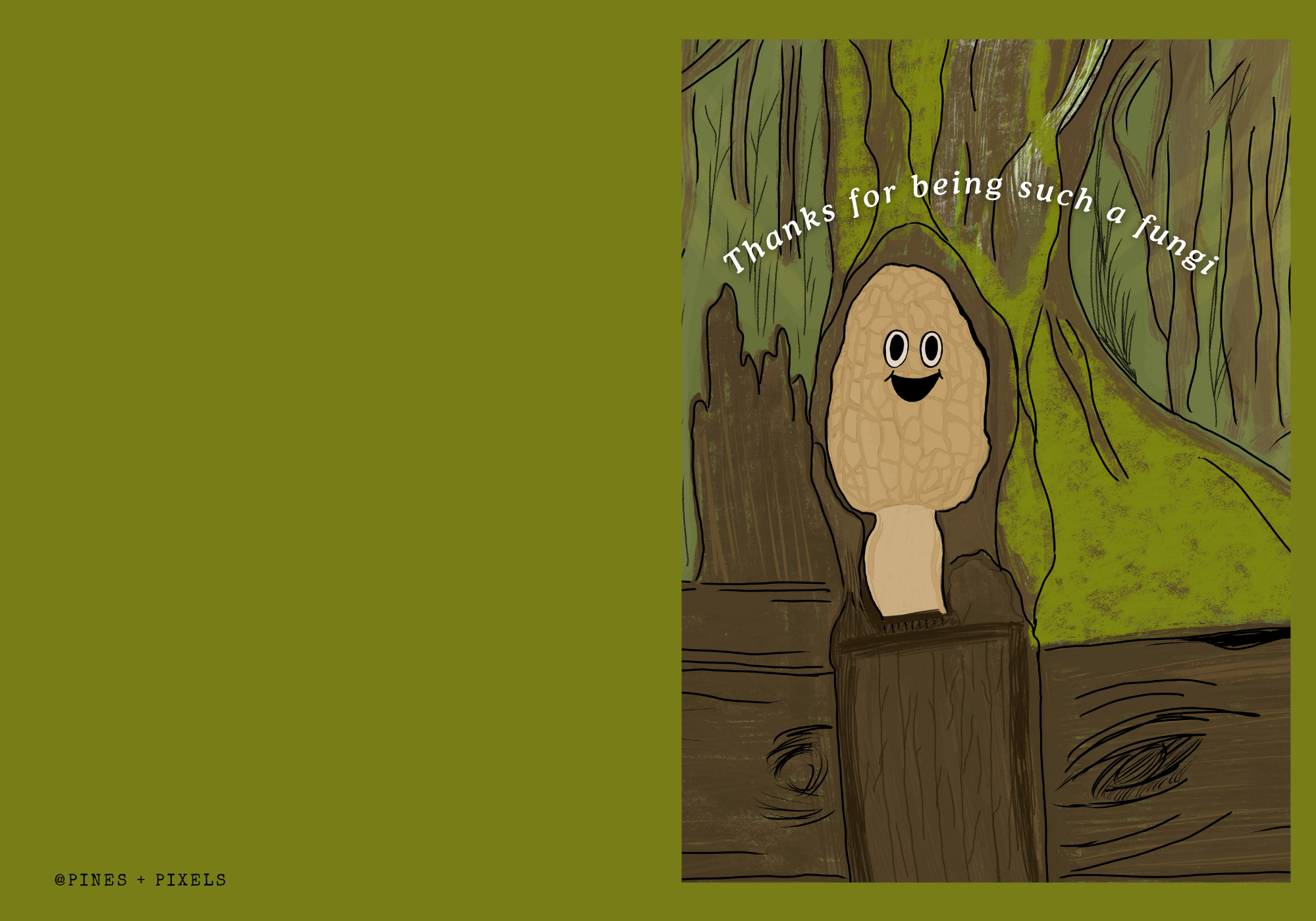 Thanks for being a FUNgi Greeting Card