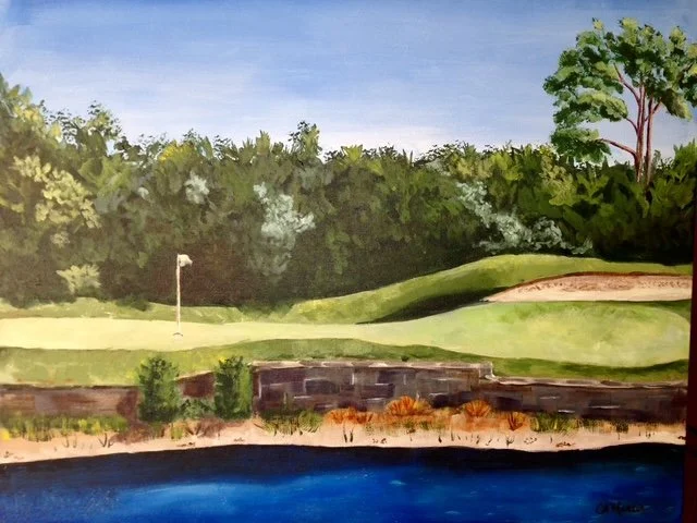 Acrylic, 40 x 30 in. SOLD