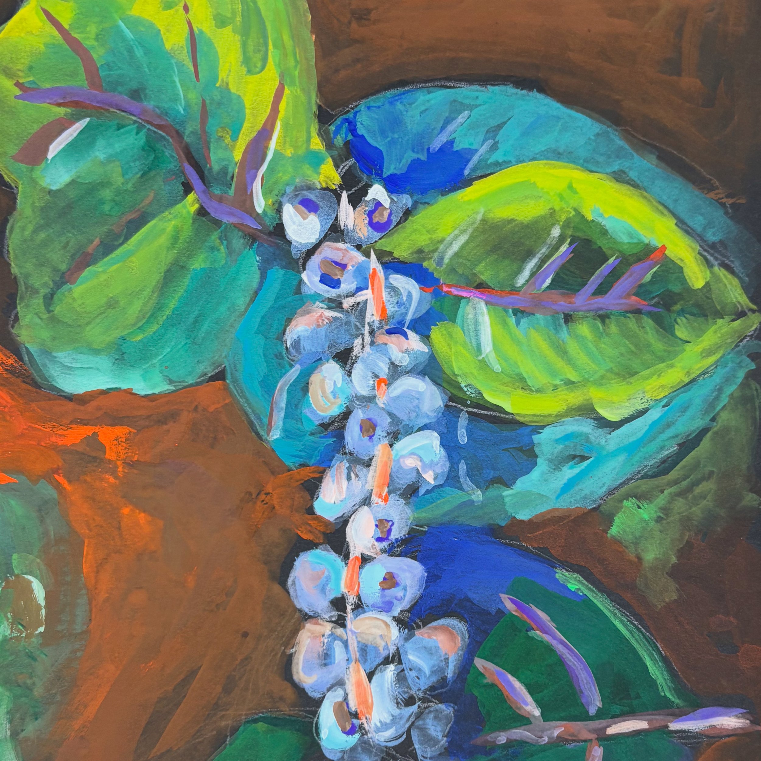 5x9 "gouache  
