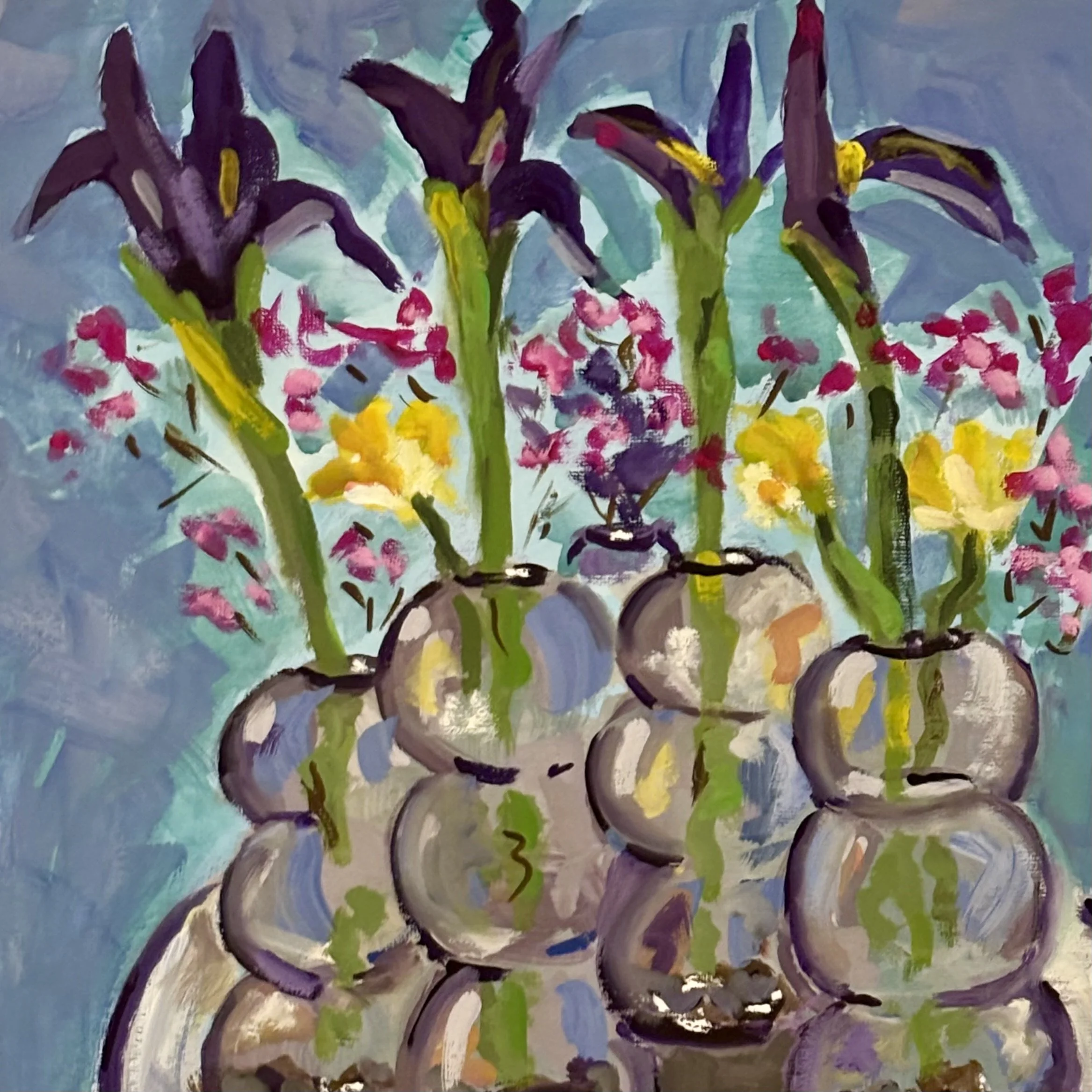 flowers in the lobby....U/A  gifted
