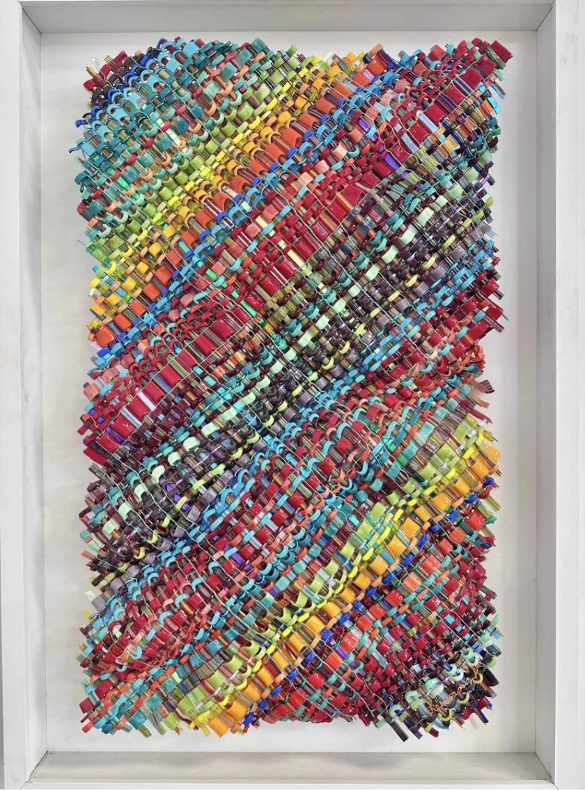 woven glass | 46 x 32 in