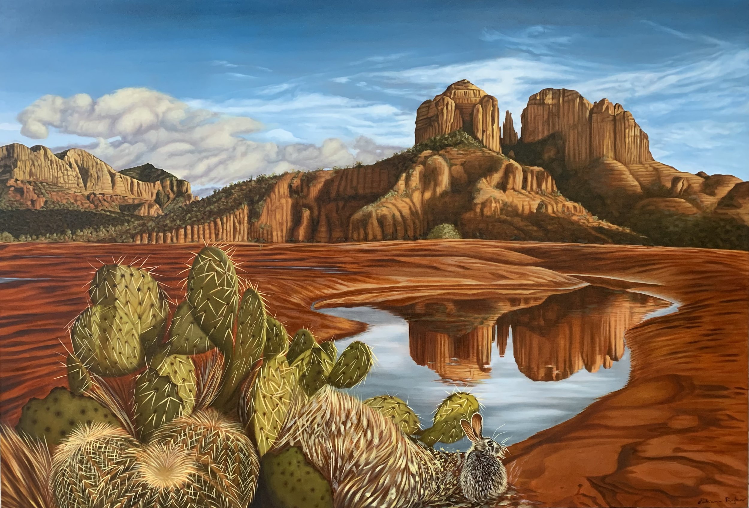 Echoes of the Sacred Stone | 52 x 36