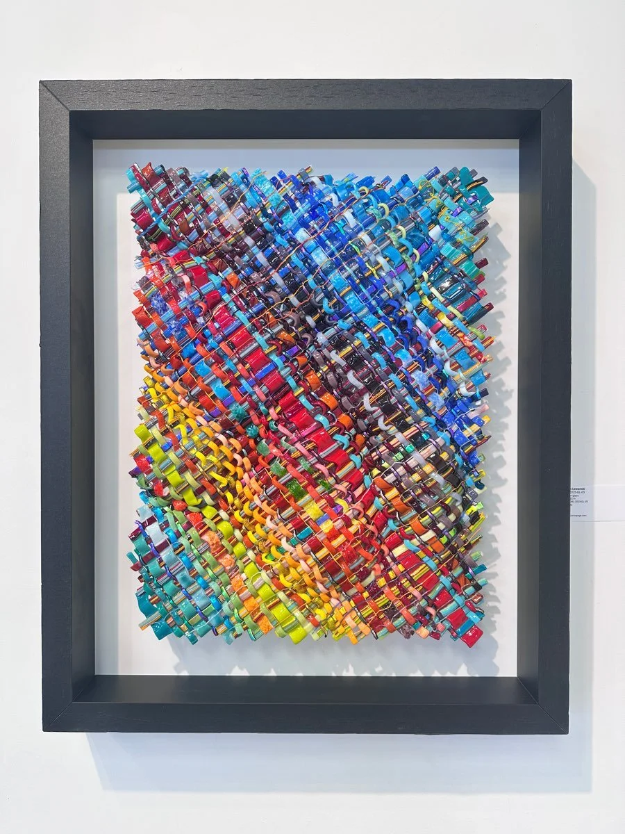 woven glass | 32 x 26 in