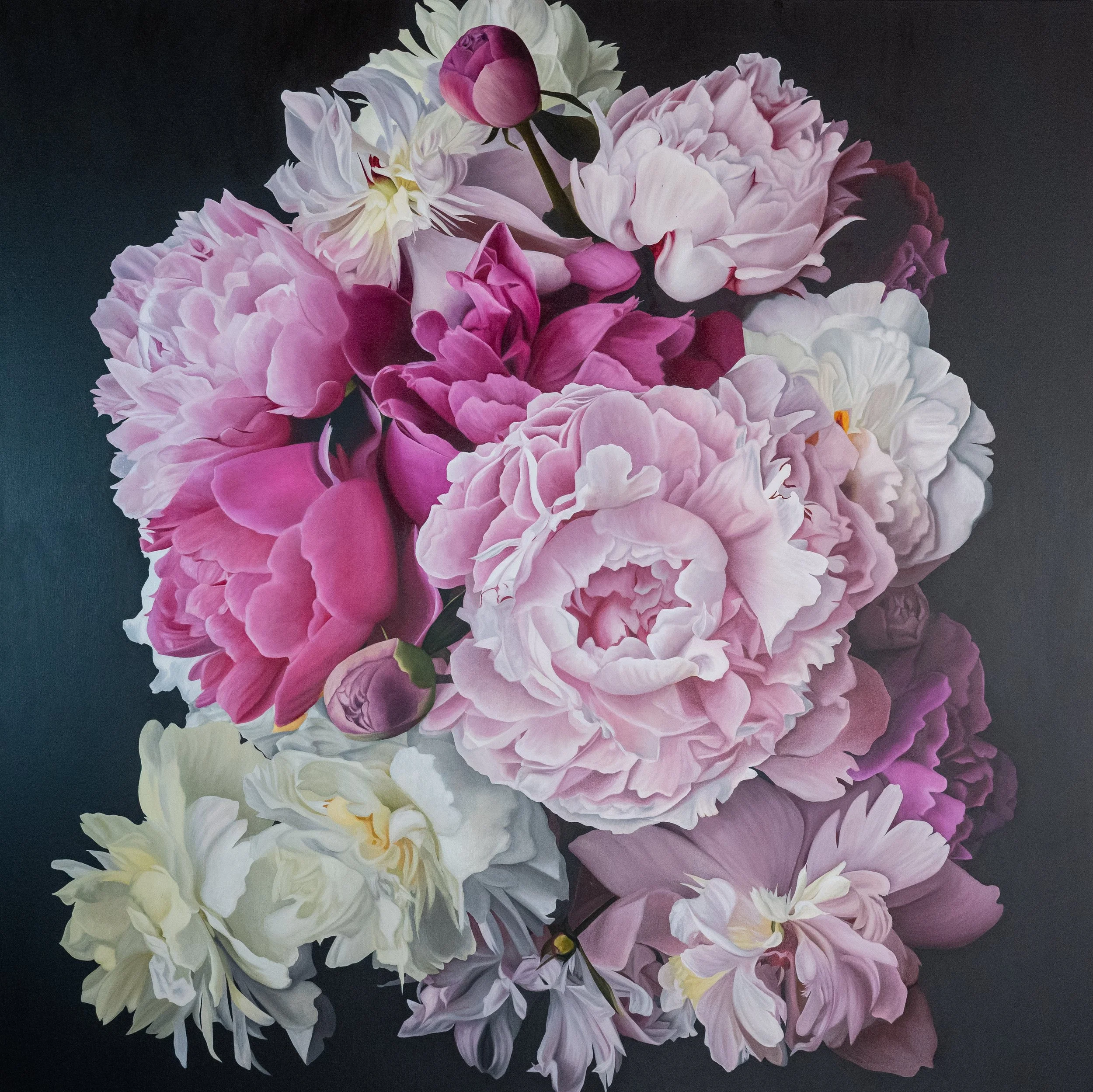 Echoes of Spring | 54 x 54 in