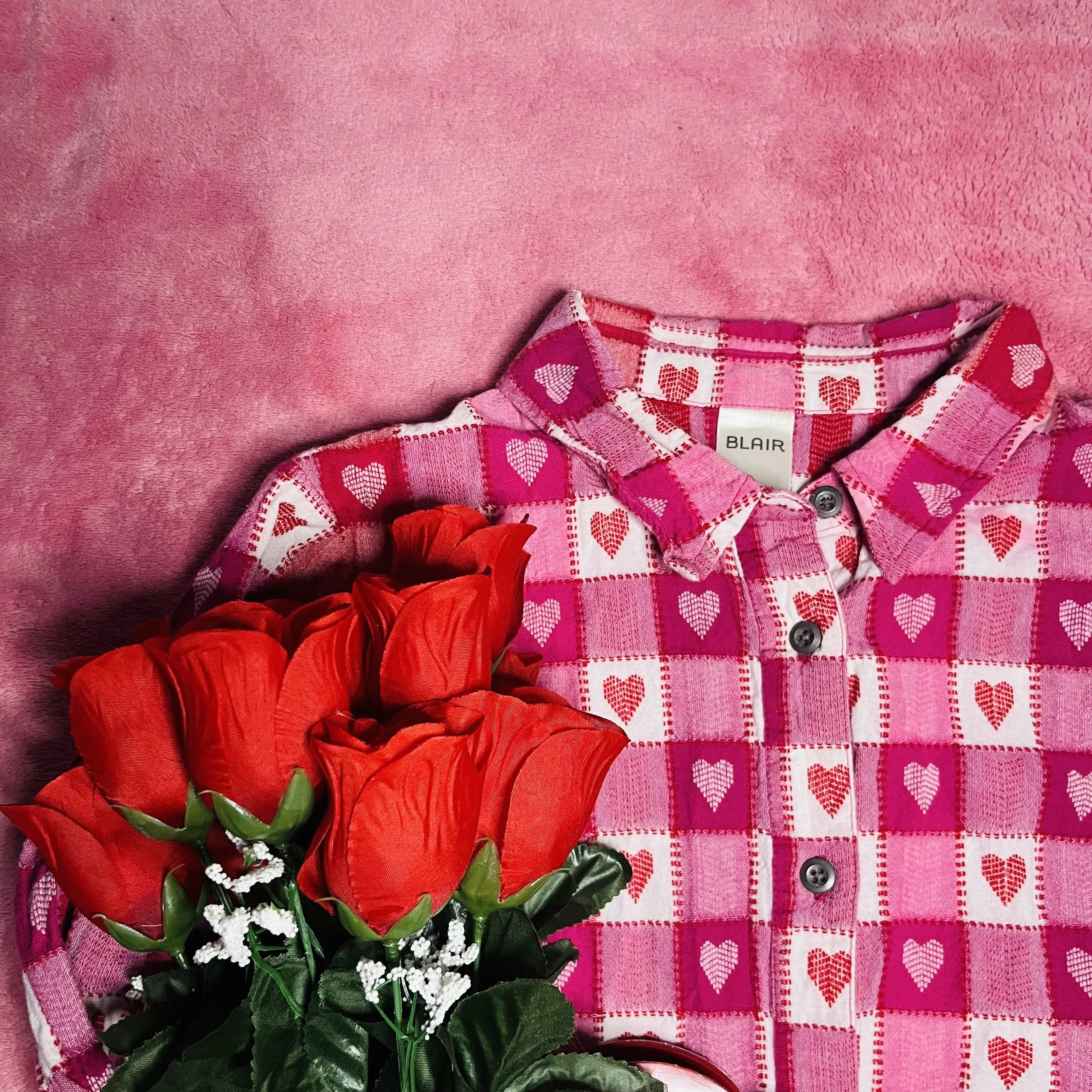 Valentine's Button Down