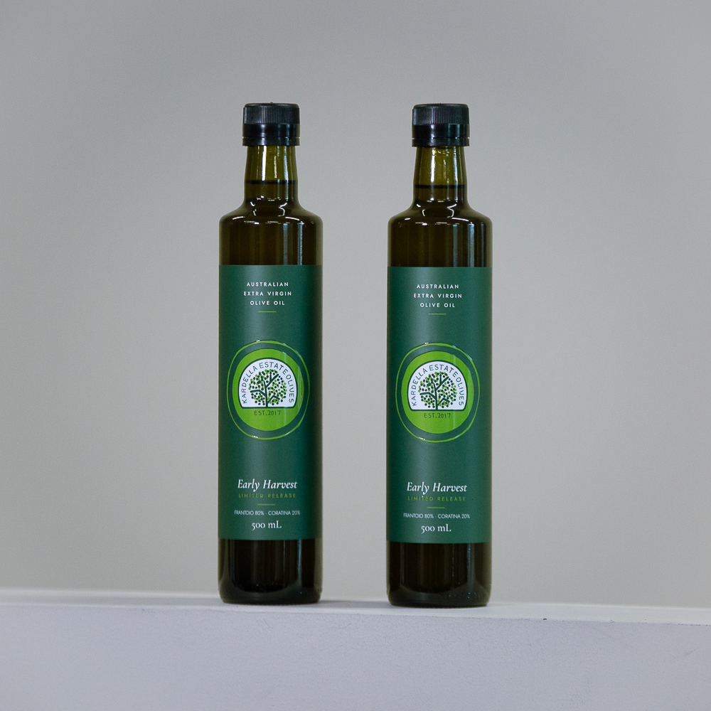 Two-Bottle Pack, Free Shipping | Early Harvest 2026 Extra Virgin Olive Oil, Unfiltered 2 x 500ml