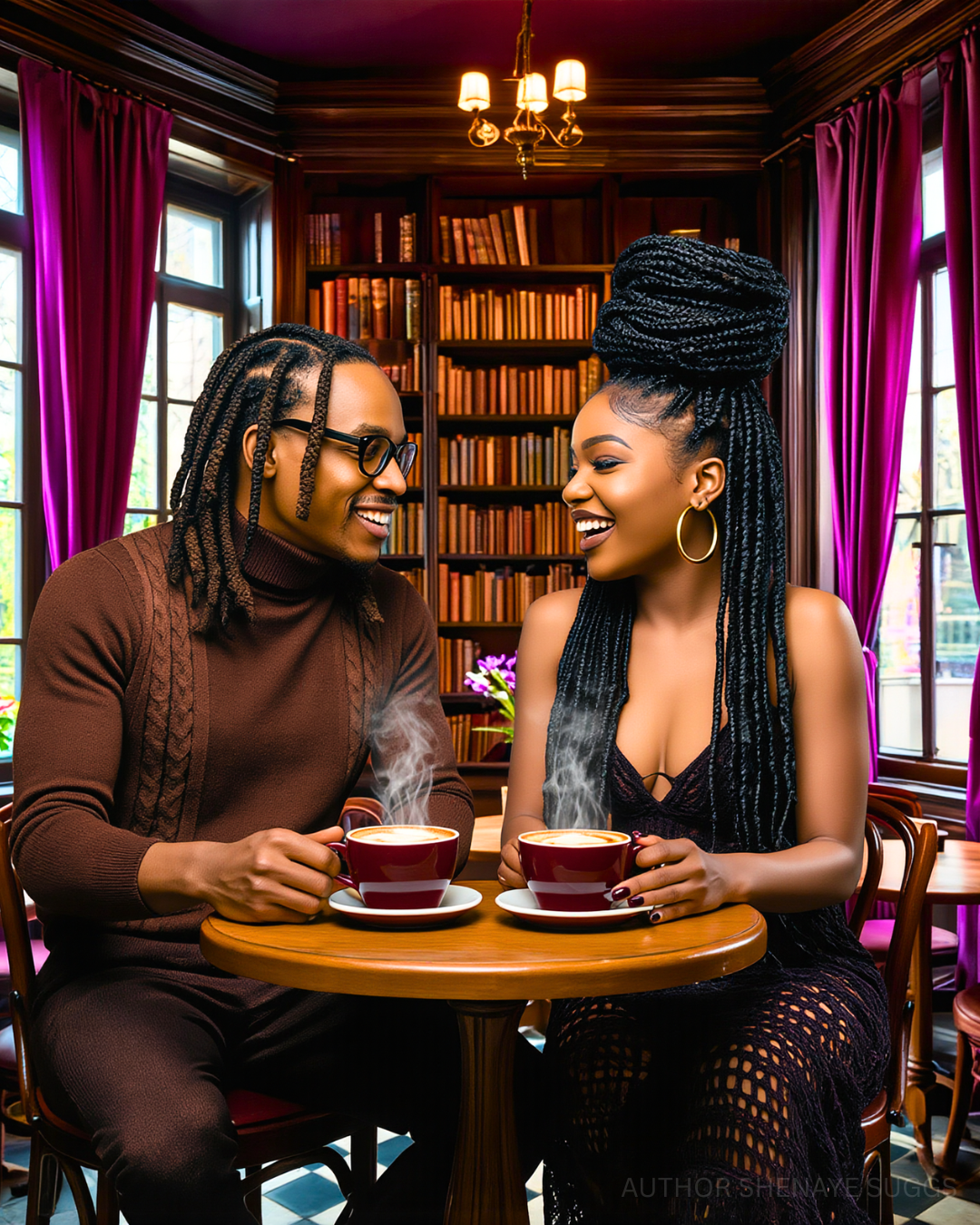 Clyve + Kenisha At The Purple Orchid