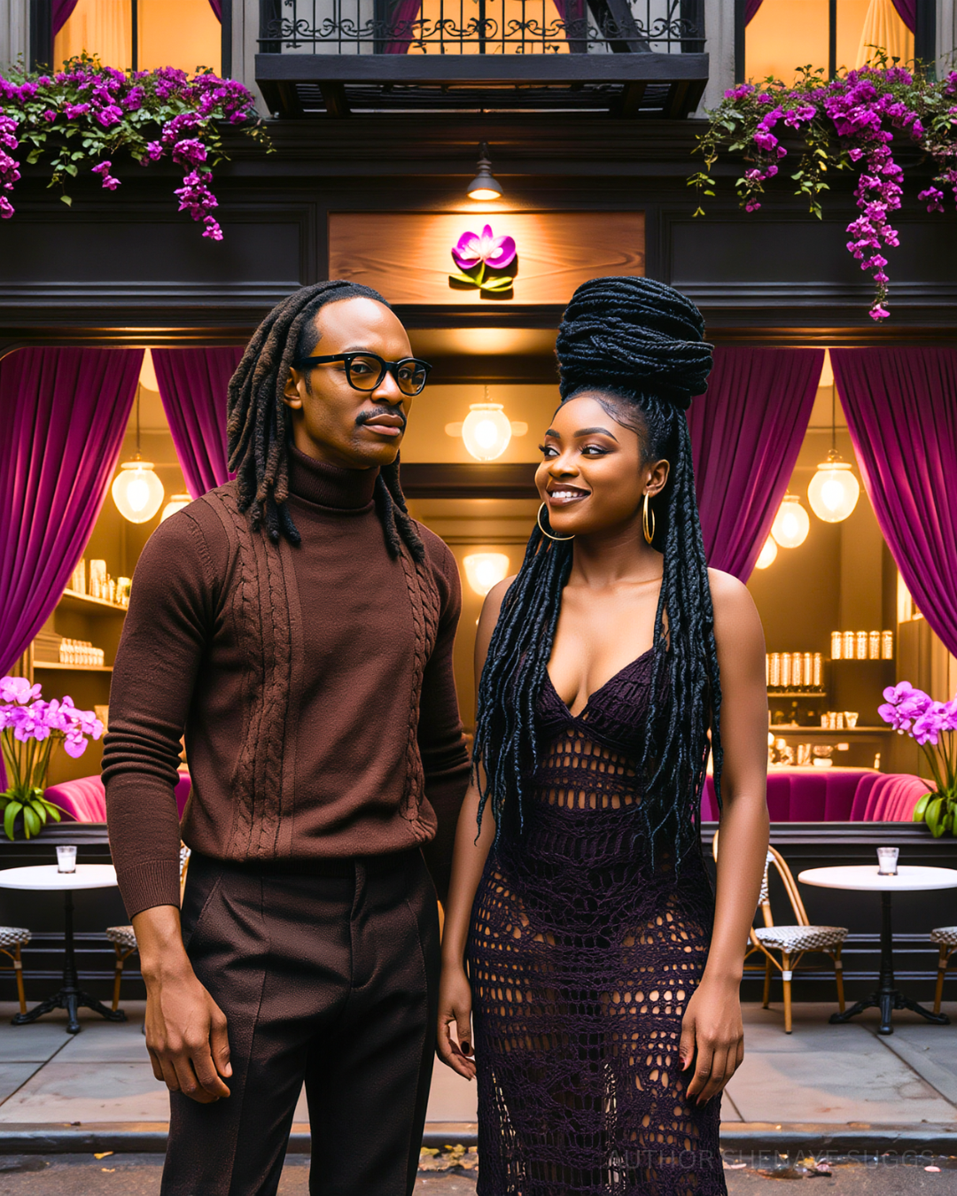 Clyve + Kenisha At The Purple Orchid