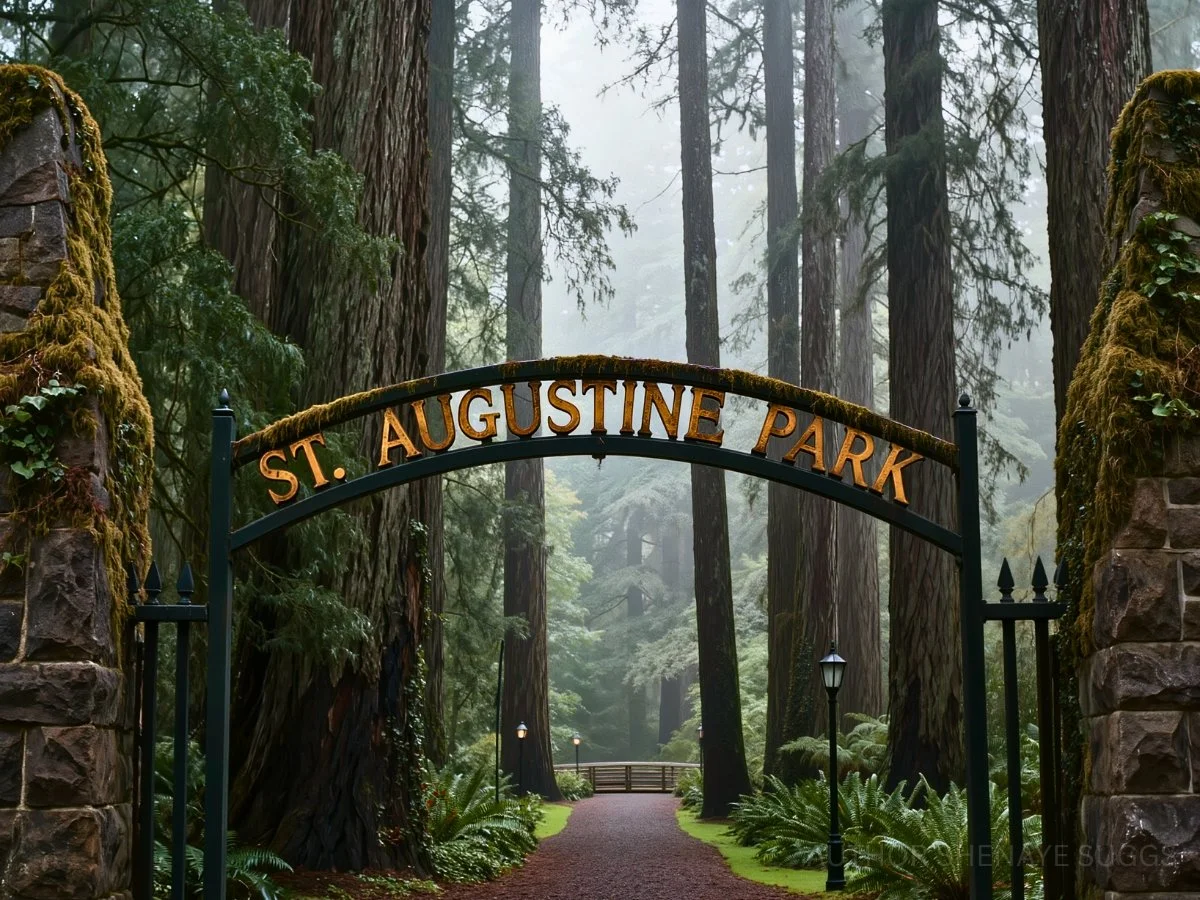 St. Augustine Park Sign