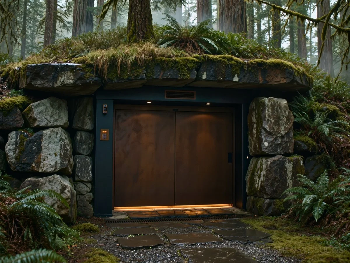 Hillside Door Entrance