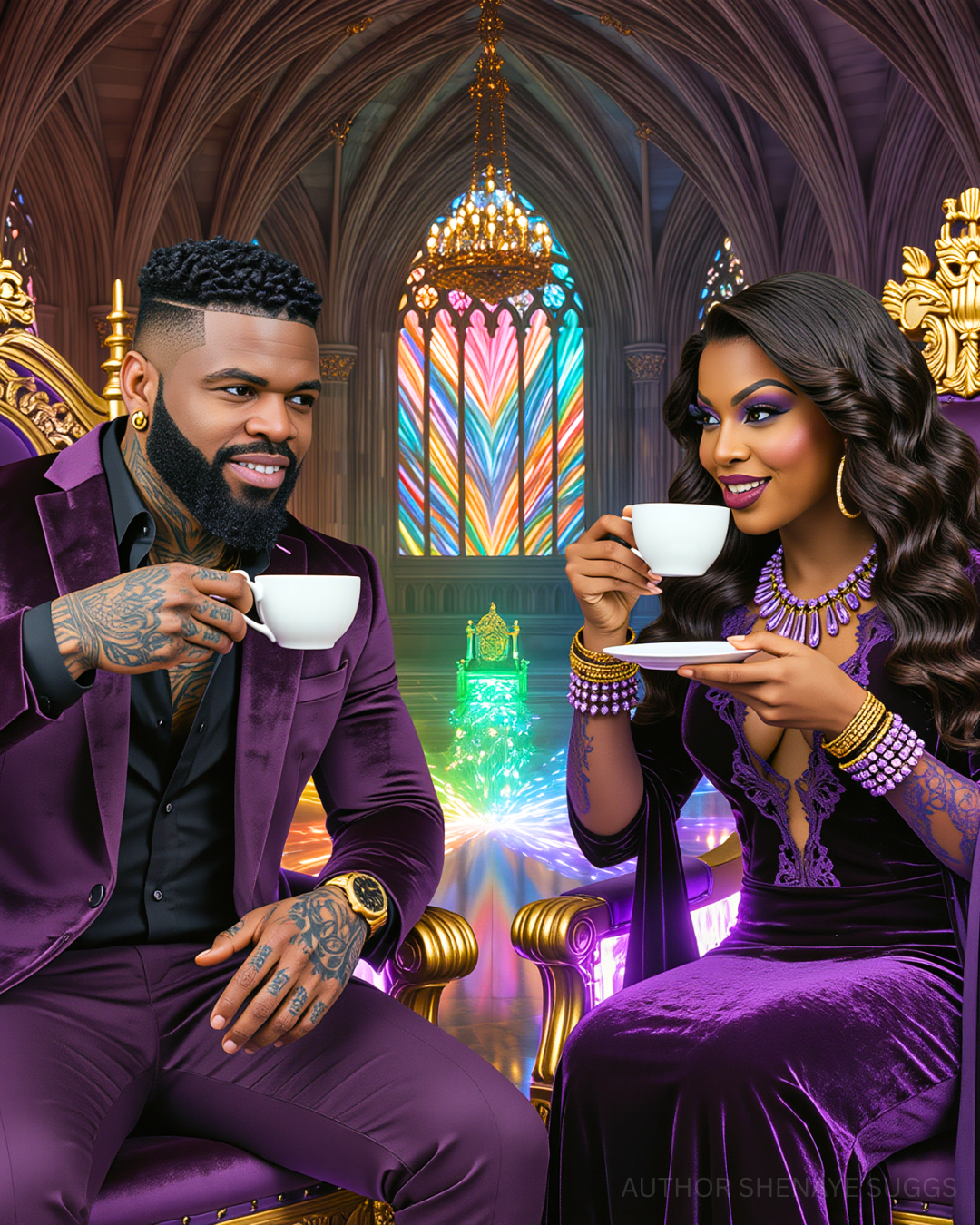 Tiberias + His Wife Ella Rose