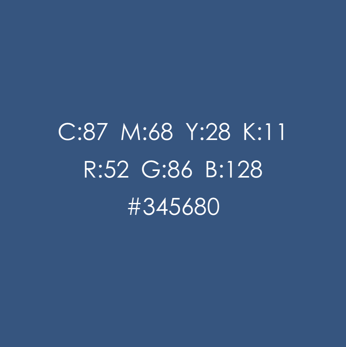 Color calibration chart displaying color codes and numerical values for various color metrics.