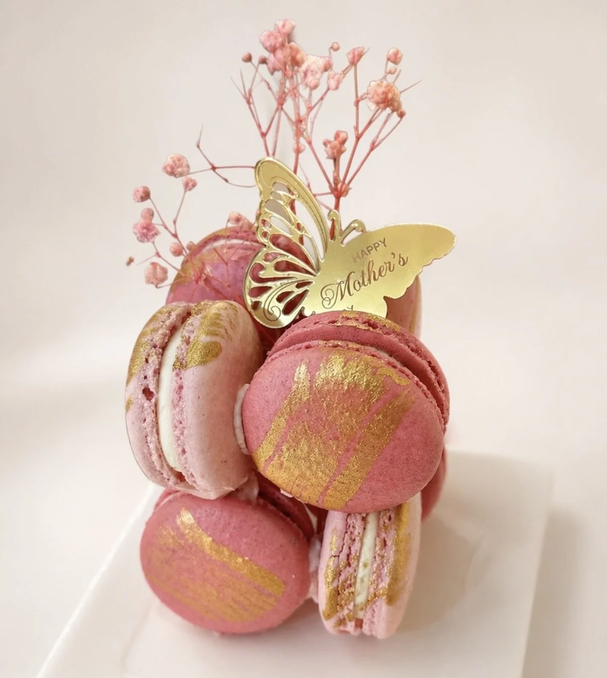 Mini Macaron Cake - Mother's Day Edition