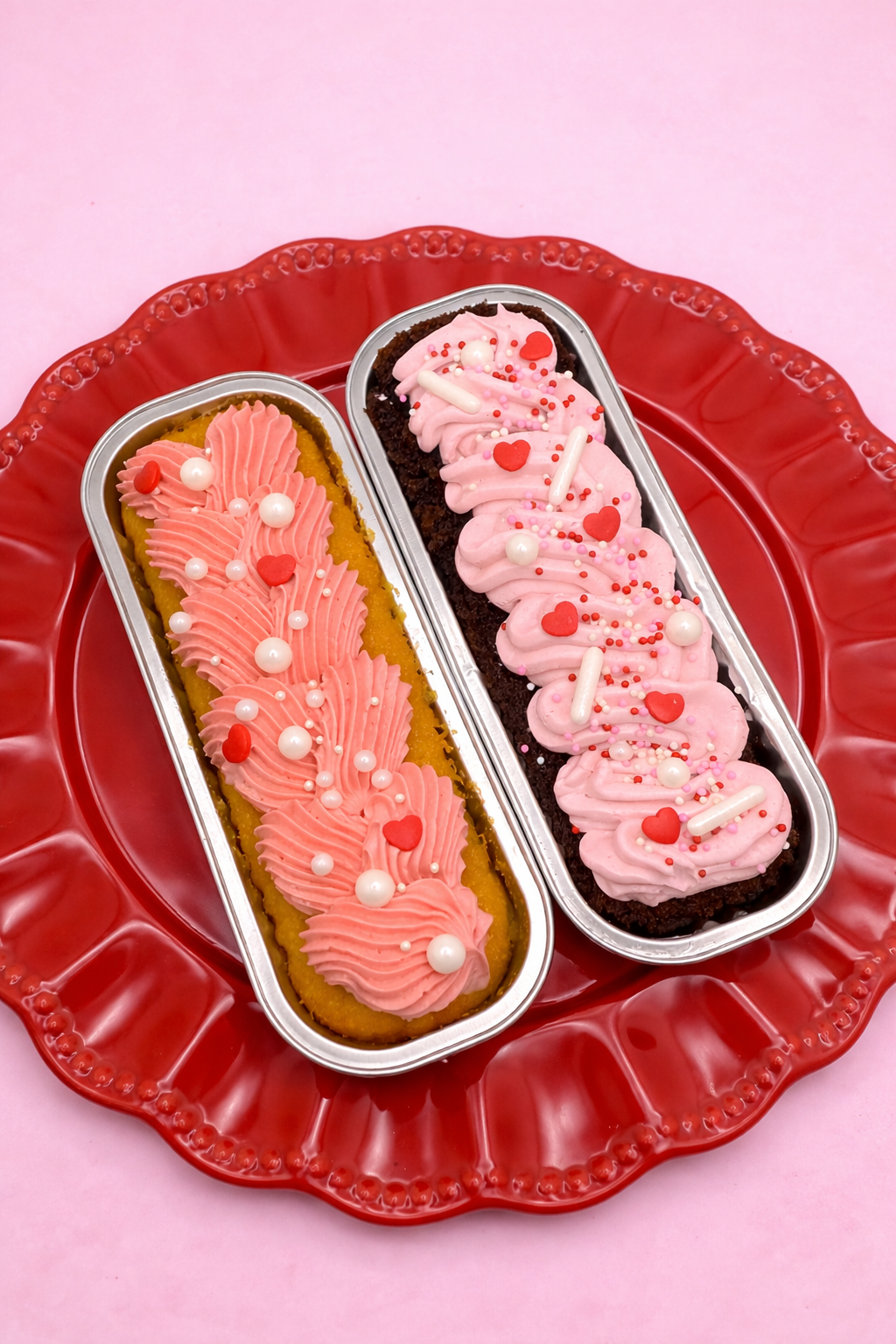 Valentine's Mini Loaf Cake