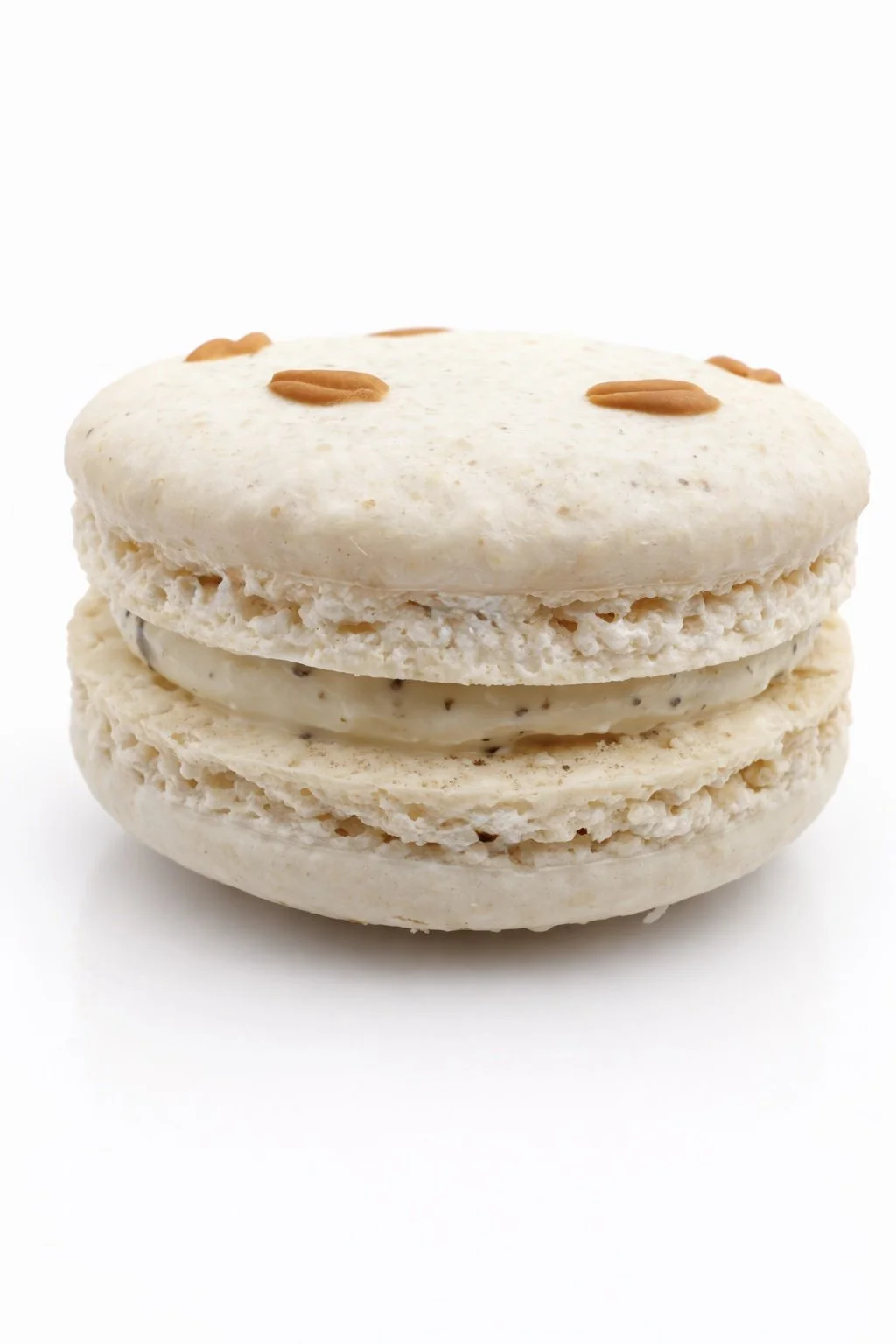 Espresso French macaron with coffee-flavored filling by Mondelo Bake Shop in Miami. (Copy)