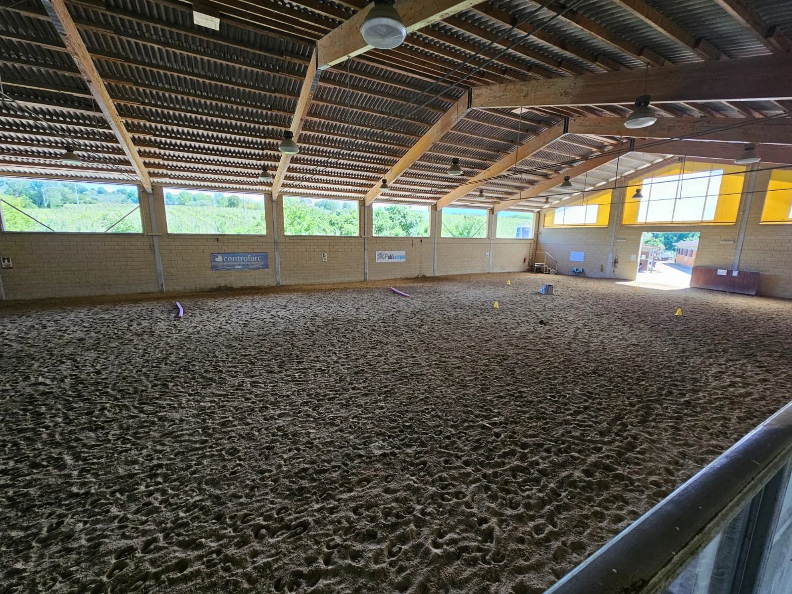 A place for the residents to work with horses