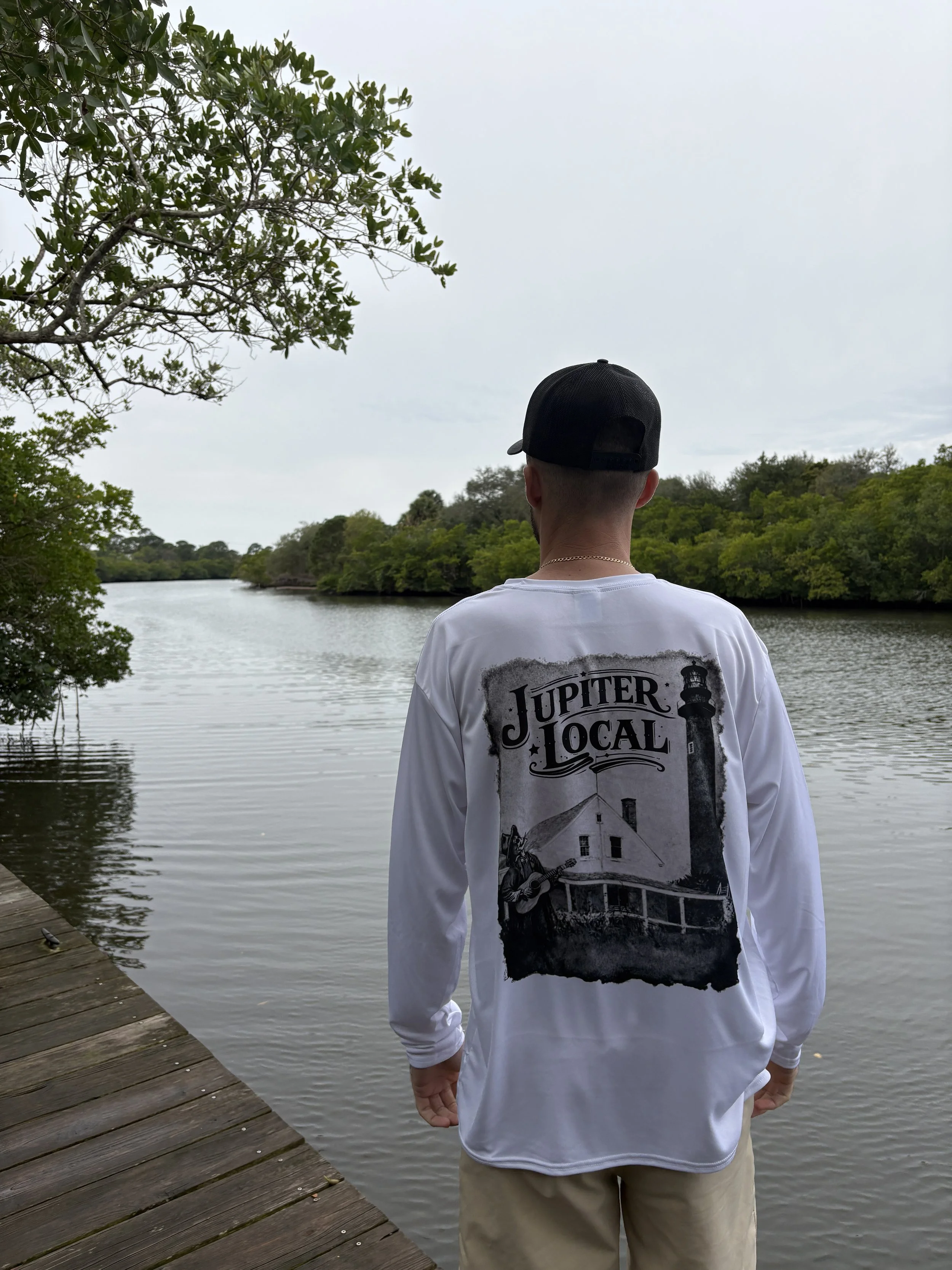 Jupiter Local long sleeve inspired by Jupiter Lighthouse - Jupiter Florida apparel
