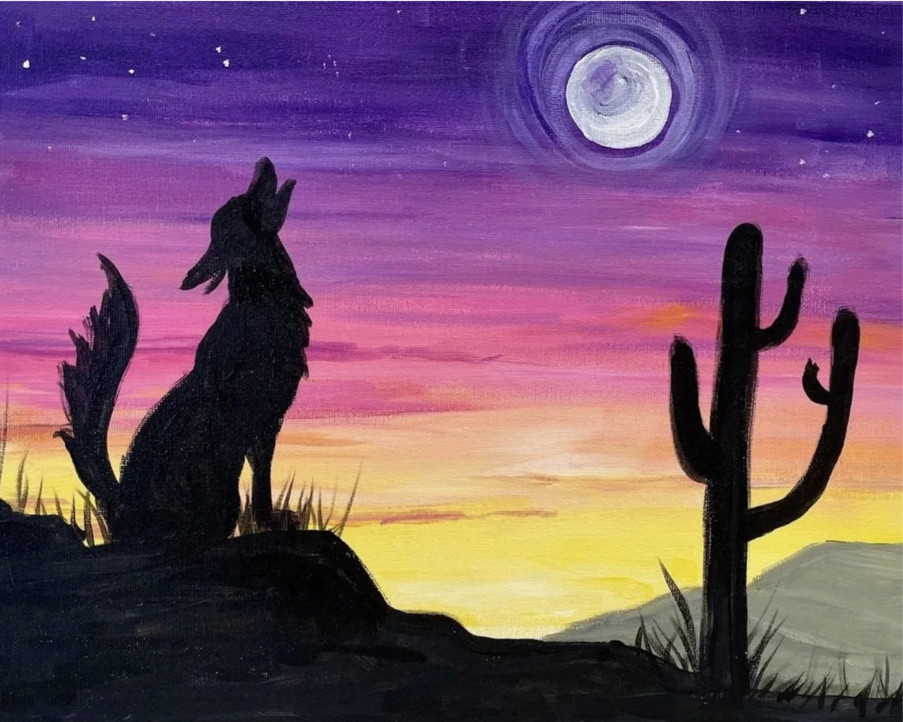 Bark at the Moon Paint Night!