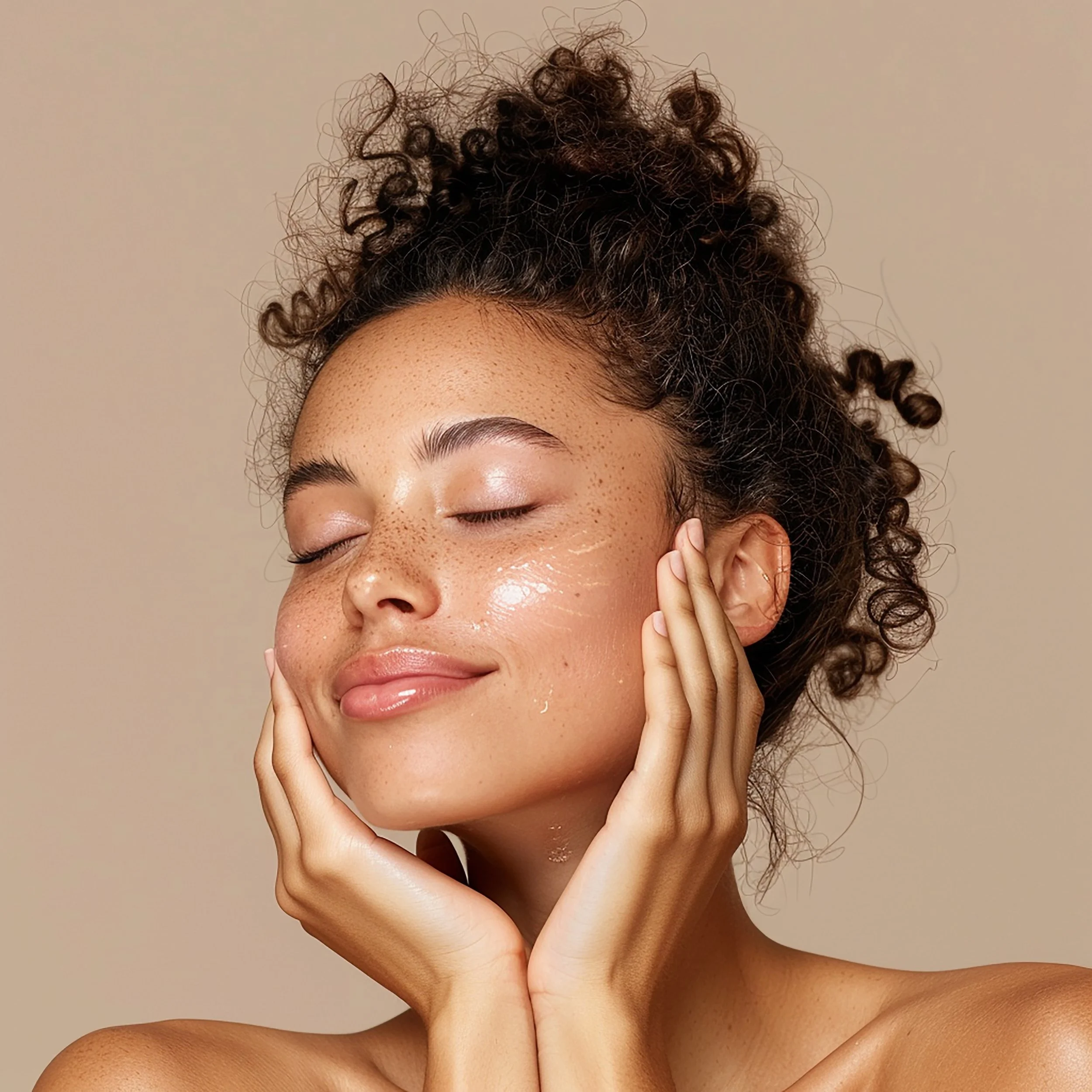 Woman with glowing skin representing skincare and wellness services at Isla Dermatology