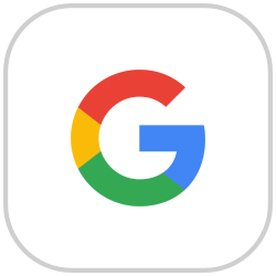 Google logo with a white background.