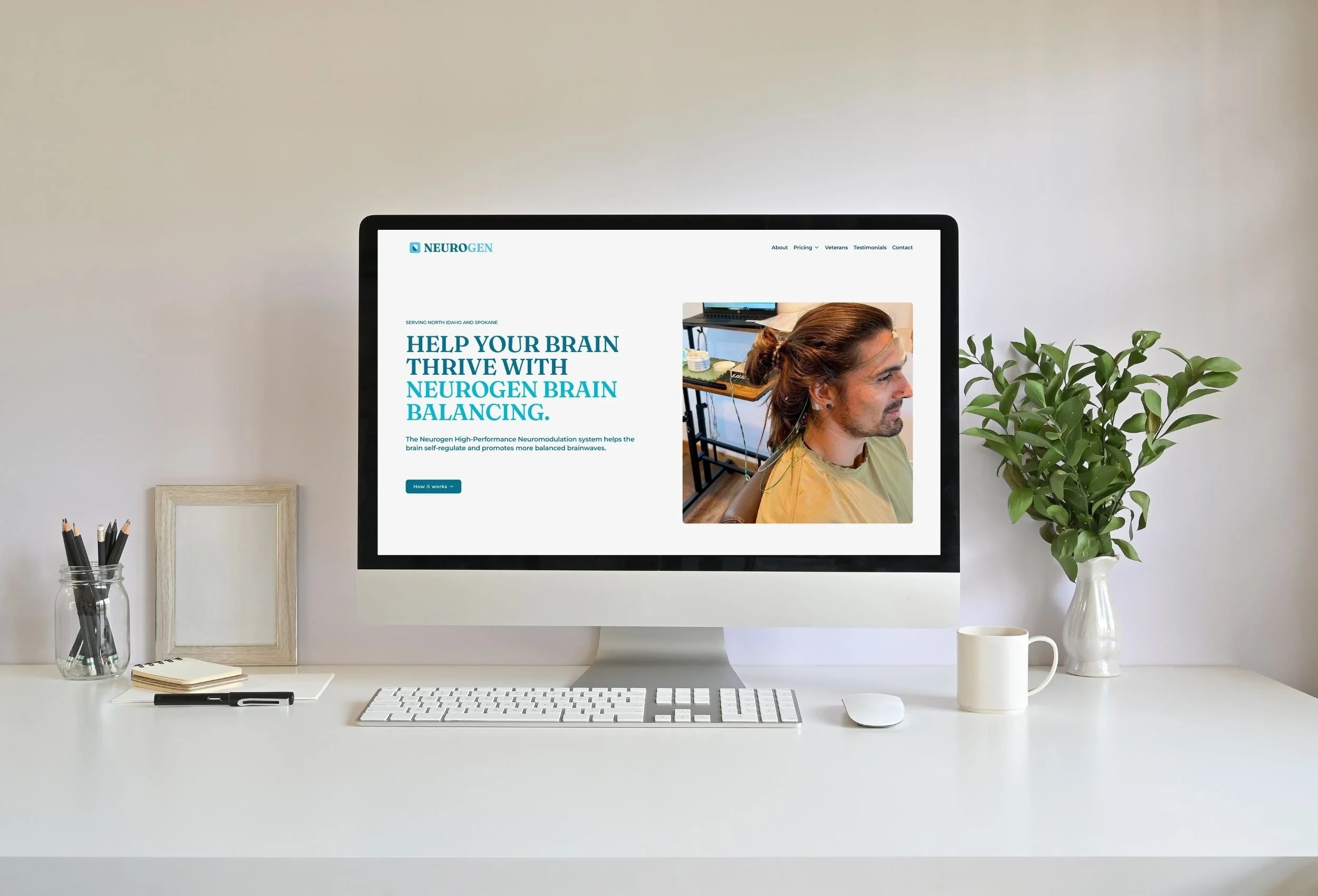 A Calming and Client Friendly Website for a Wellness Professional