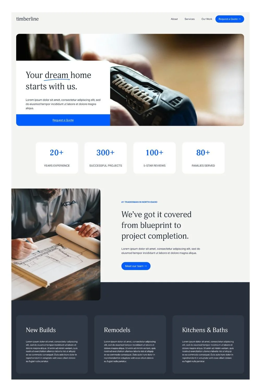 Timberline - Squarespace 7.1 Template & Canva Collateral Pack