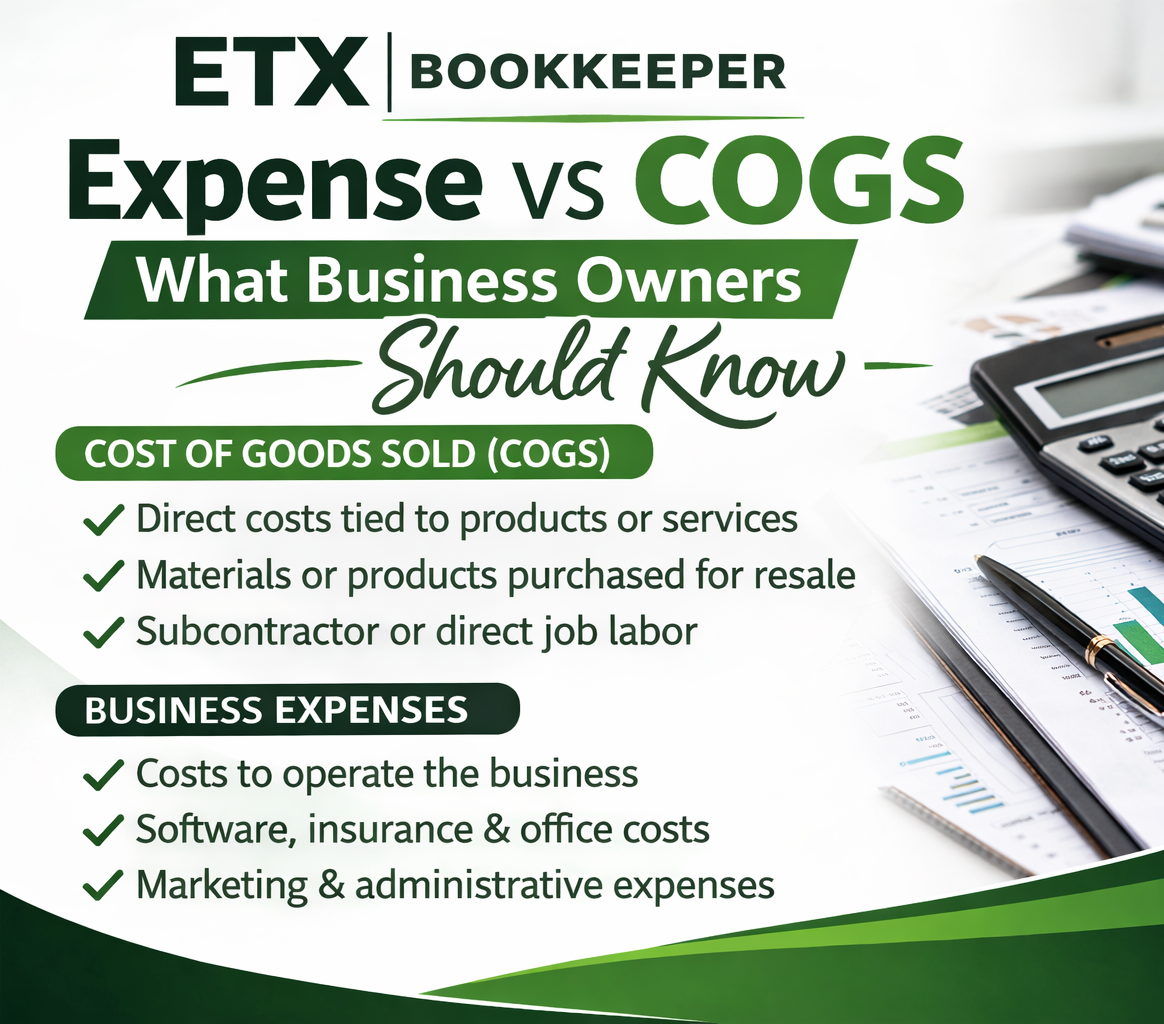 Expense vs COGS: What Business Owners Should Know